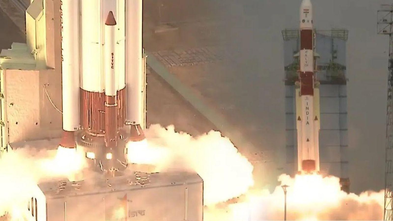 El despegue de la misión el lunes.