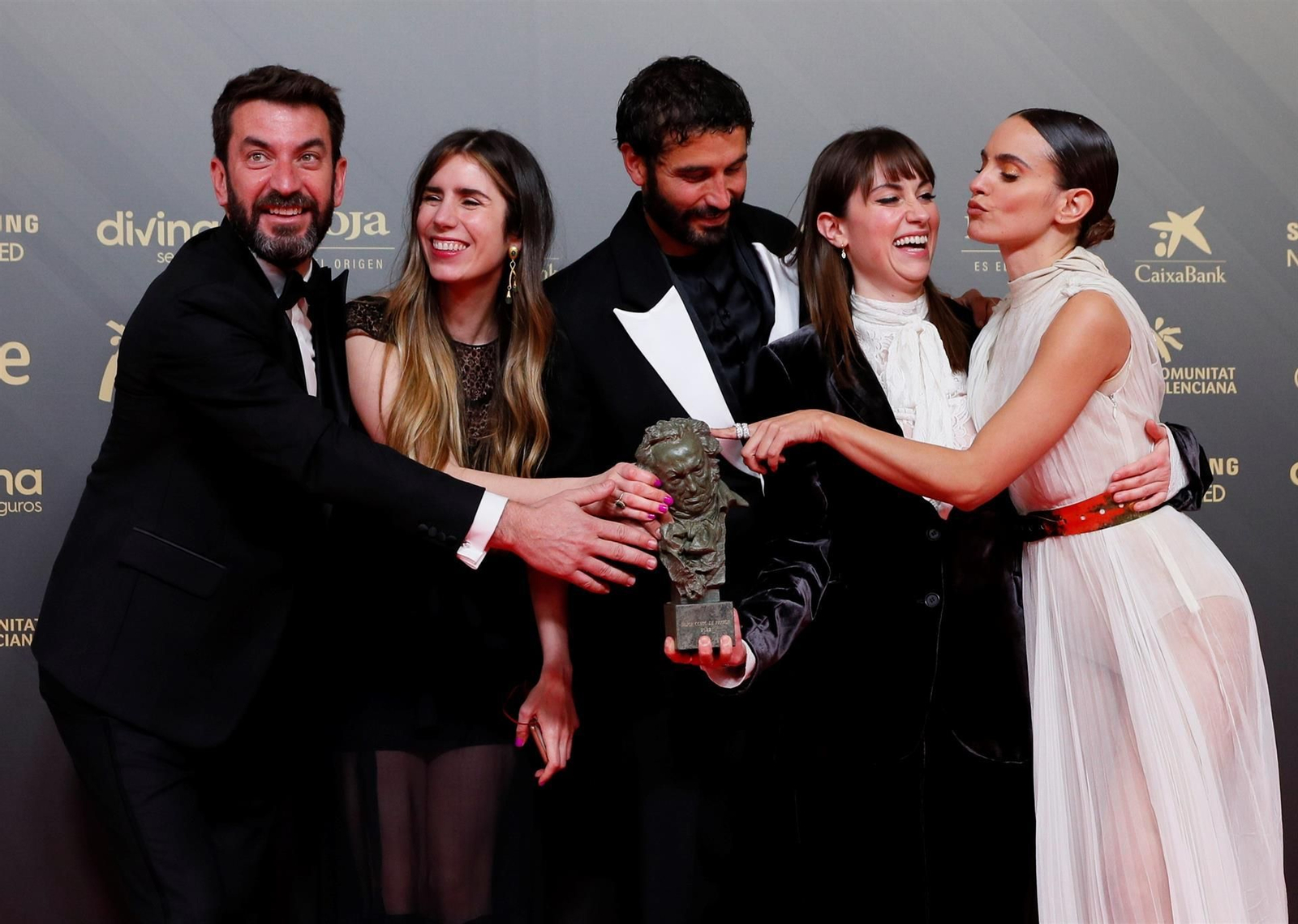 Las imágenes de los premiados en la gala de los Goya