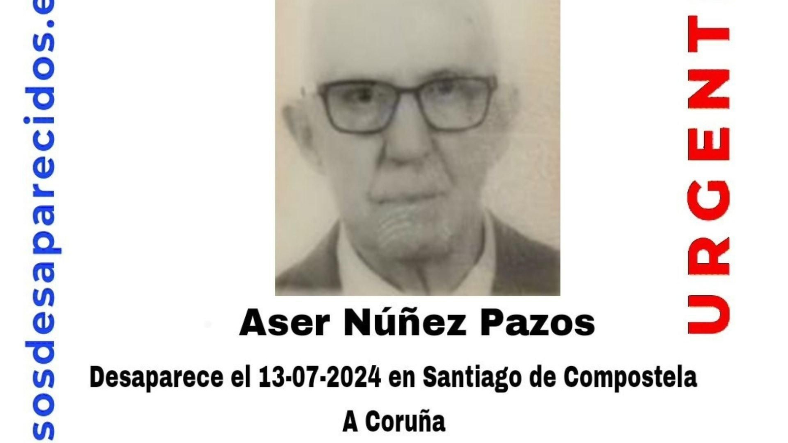 Desaparecido en Santiago. Aser Núñez