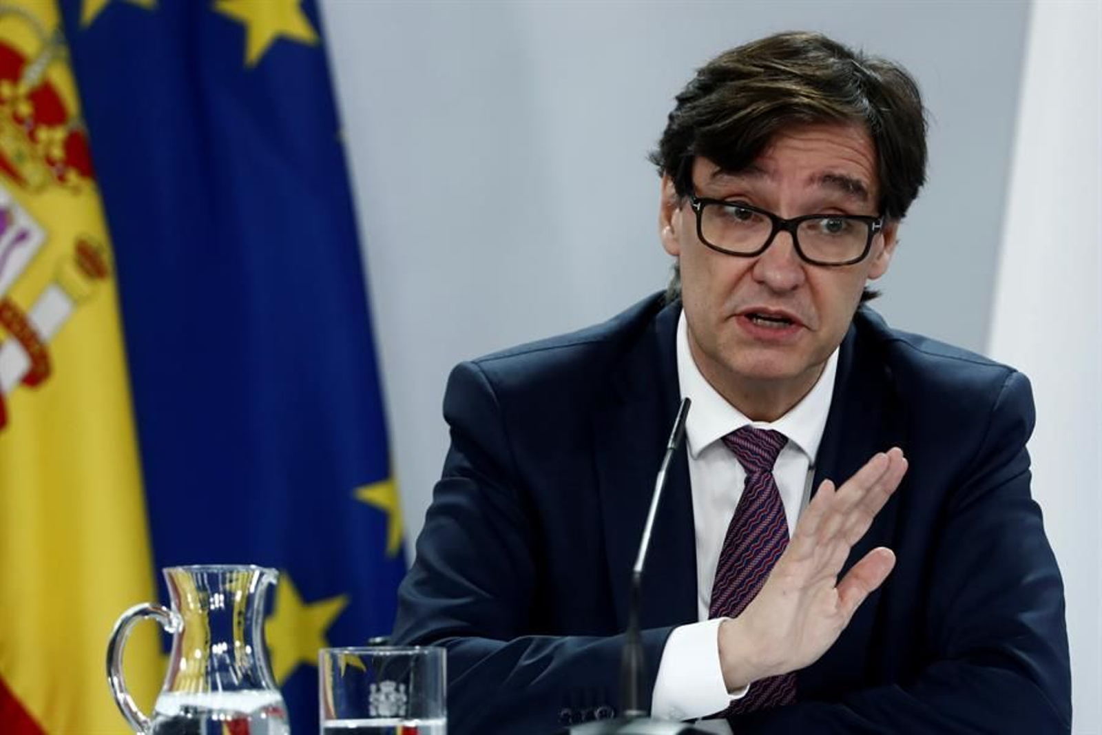 El Ministro de Sanidad Salvador Illa.