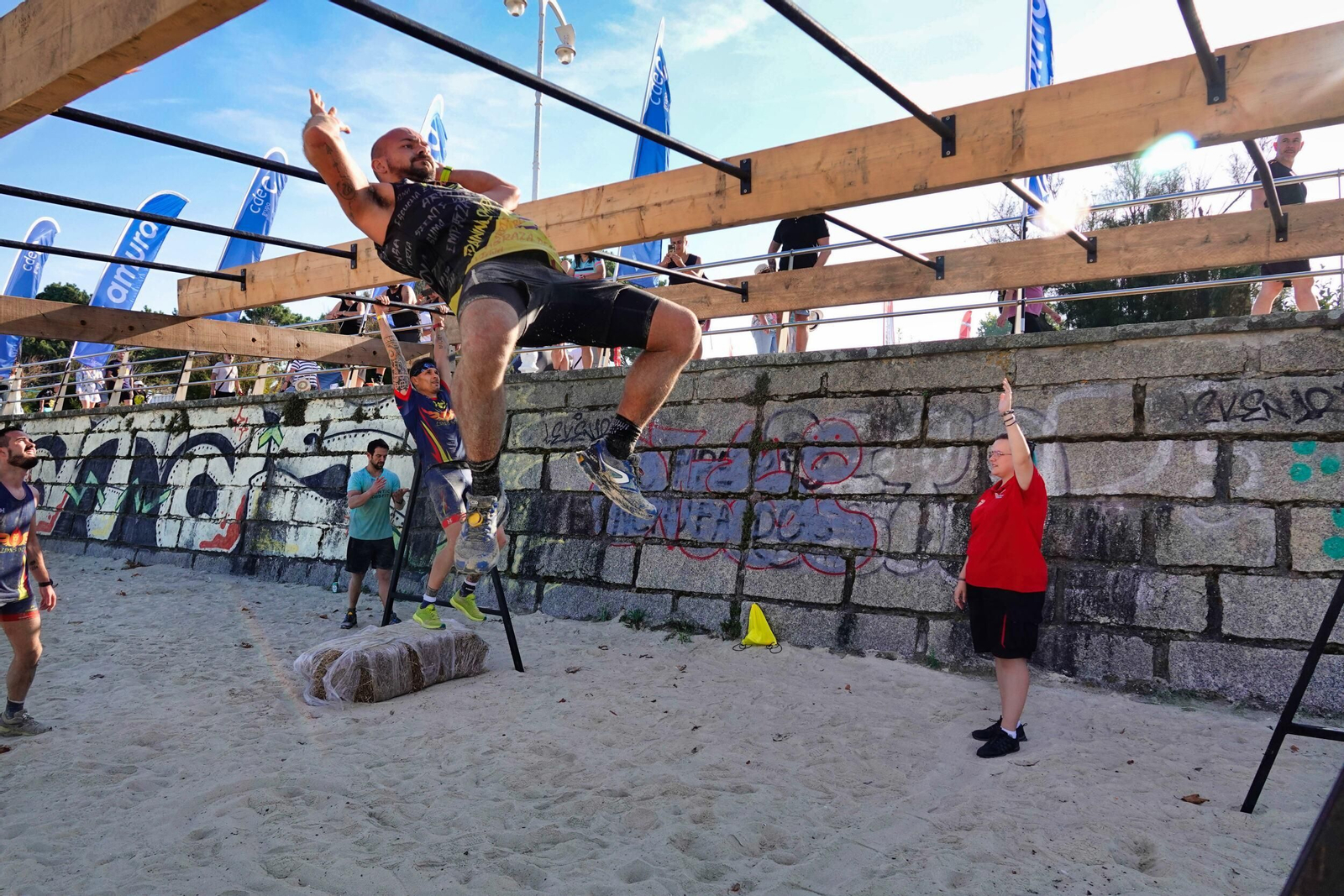 Participantes en el desafío Boot Camp en Samil.