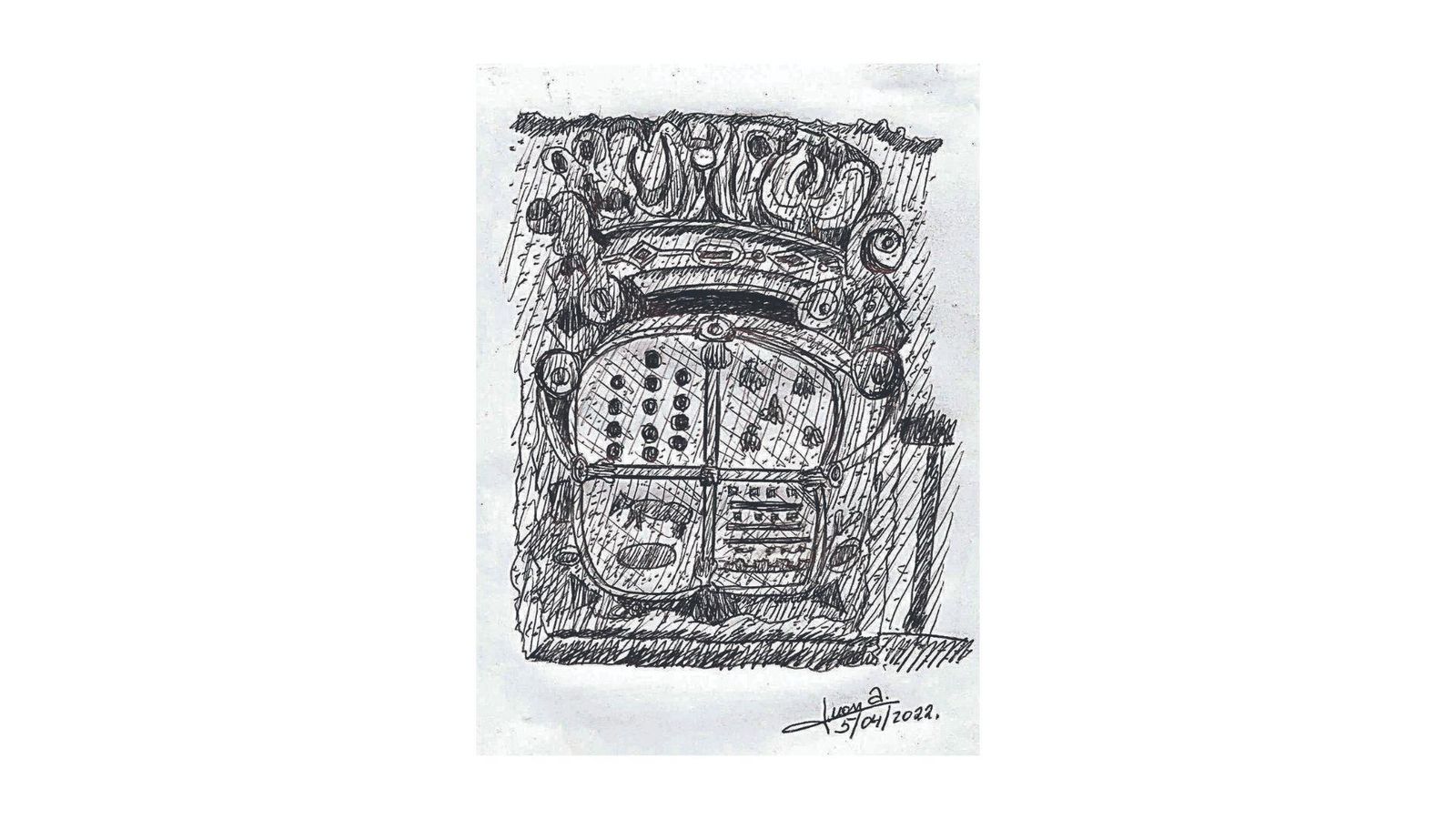 Debuxo da Igrexa de San Francisco