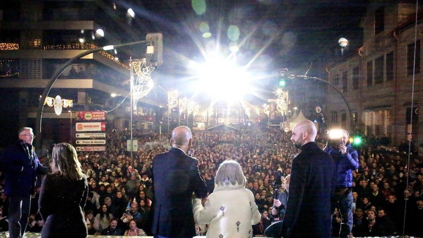 Galería | Pre Fin de Año en O Porriño con Claudio Giráldez y Fátima Pego