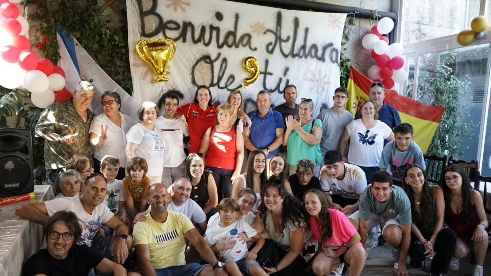 La bienvenida a Aldara Rodríguez.