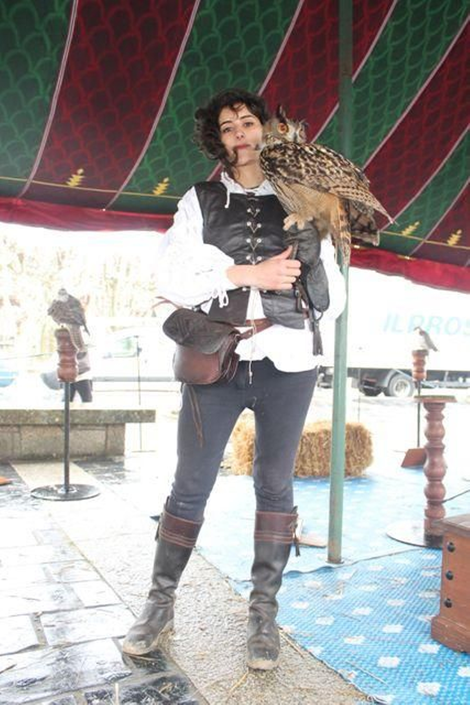 Raquel García después del primer pase del domingo.