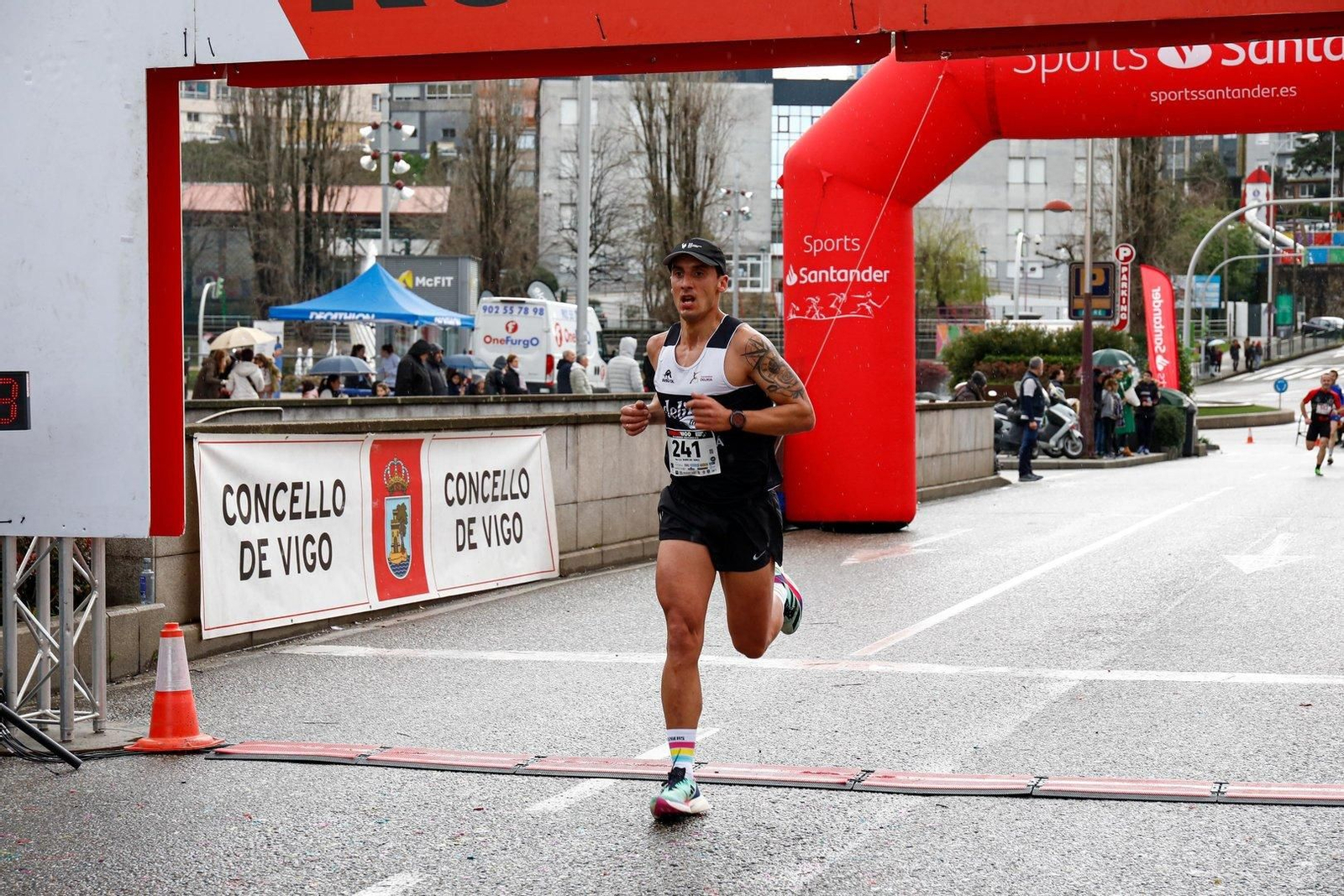 Llegada de los primeros a la meta.