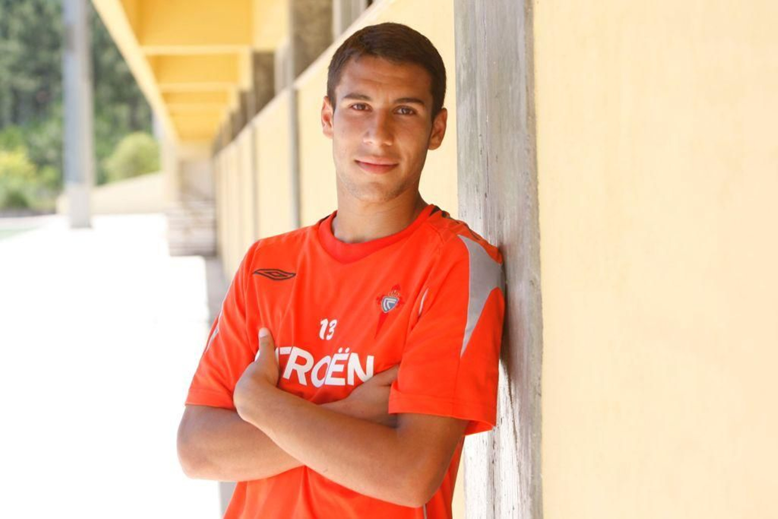 Hugo, en la pretemporada 2009.
