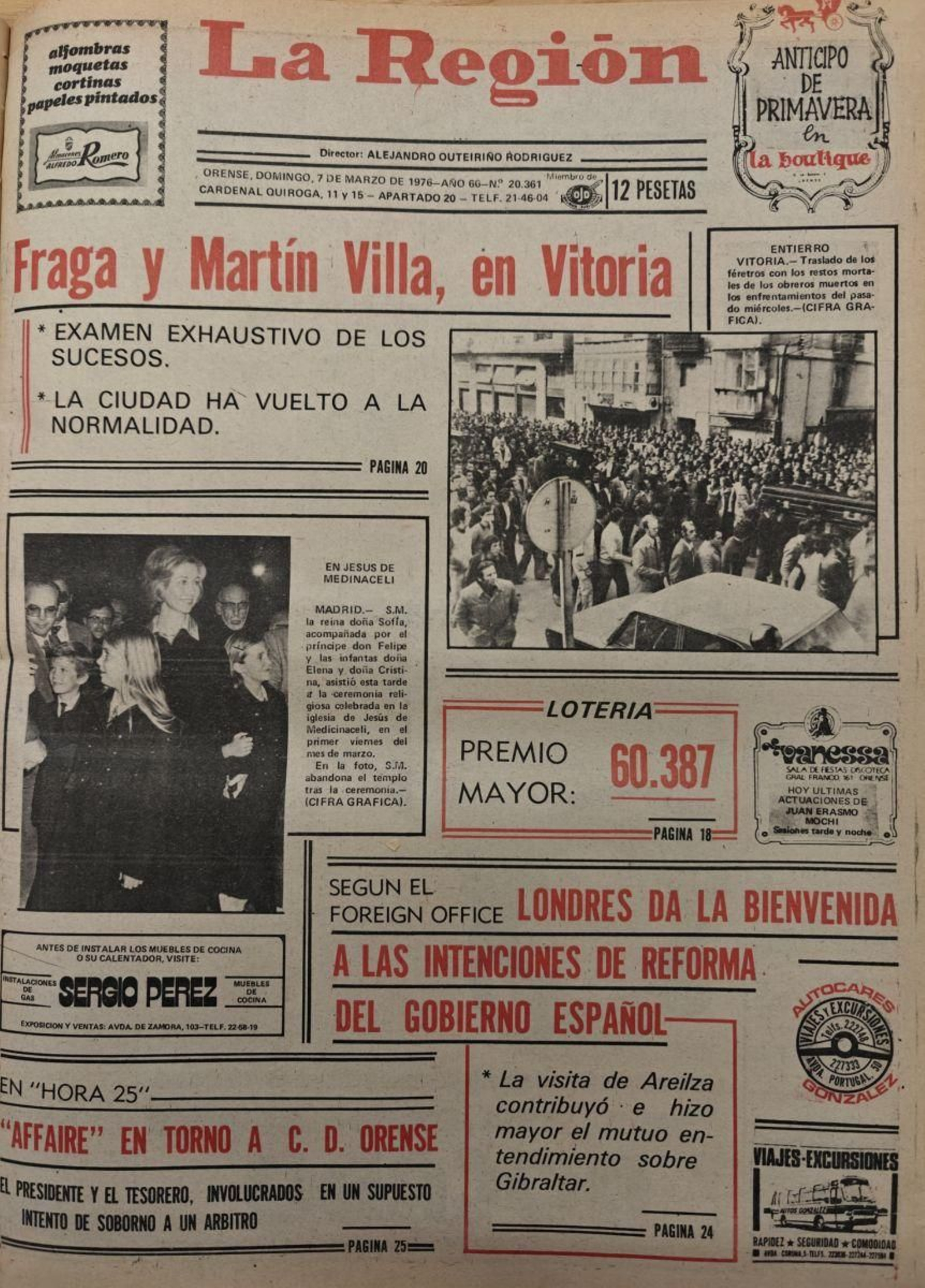 La primera 7 de marzo de 1976