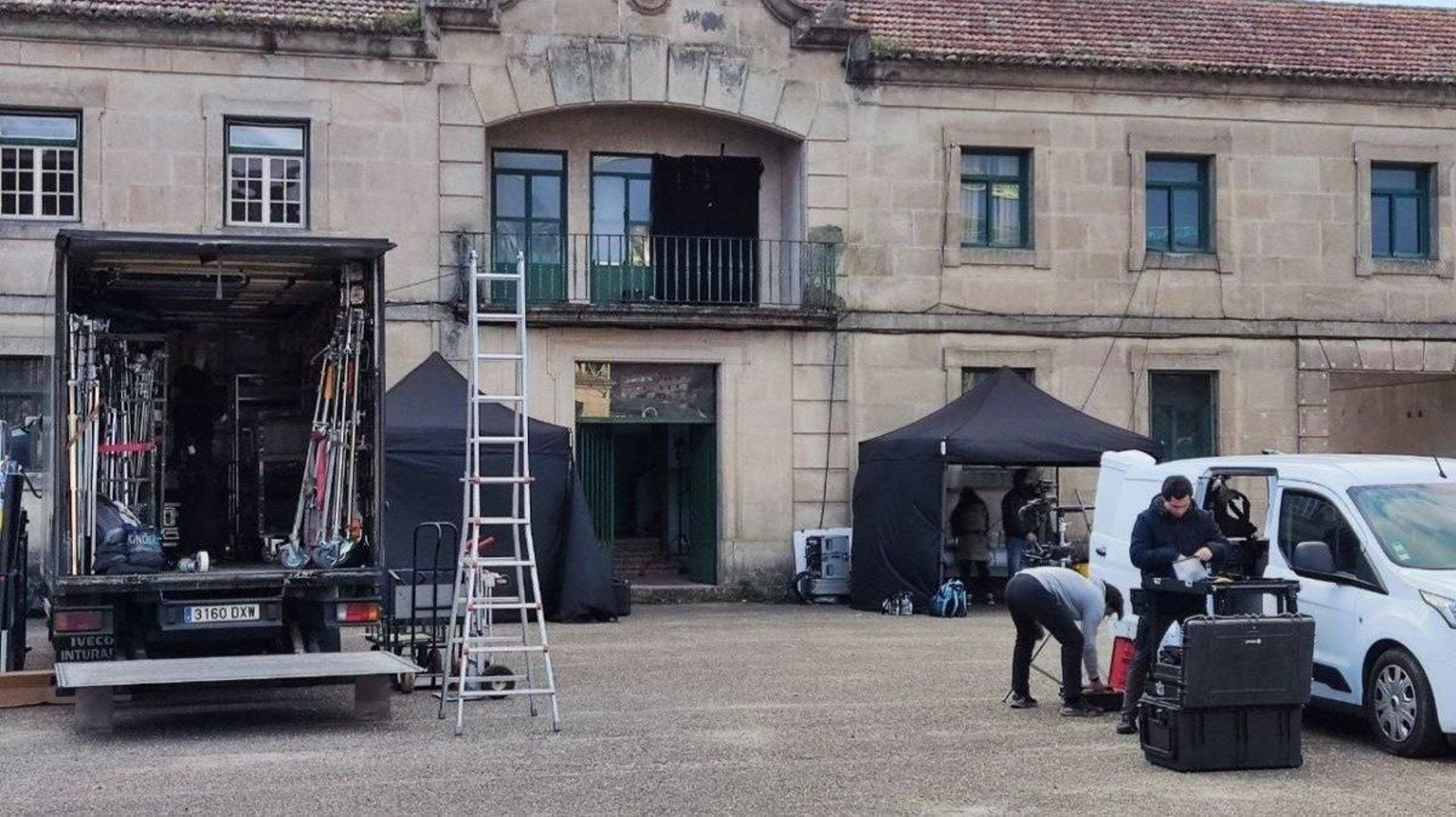 La ETEA se convierte en set de rodaje. // Vicente Alonso