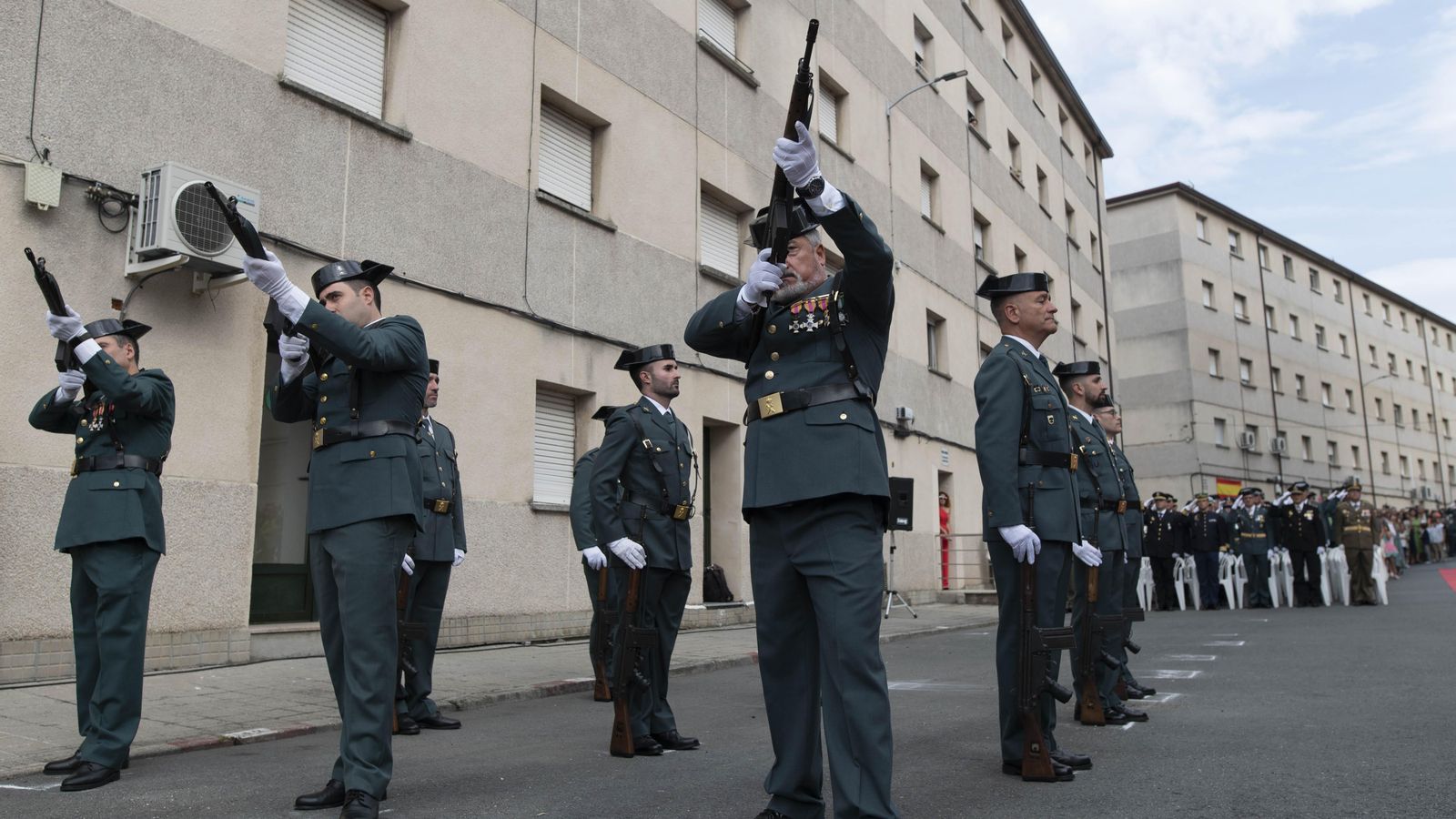Actos en la comandancia. Foto: Martiño Pinal