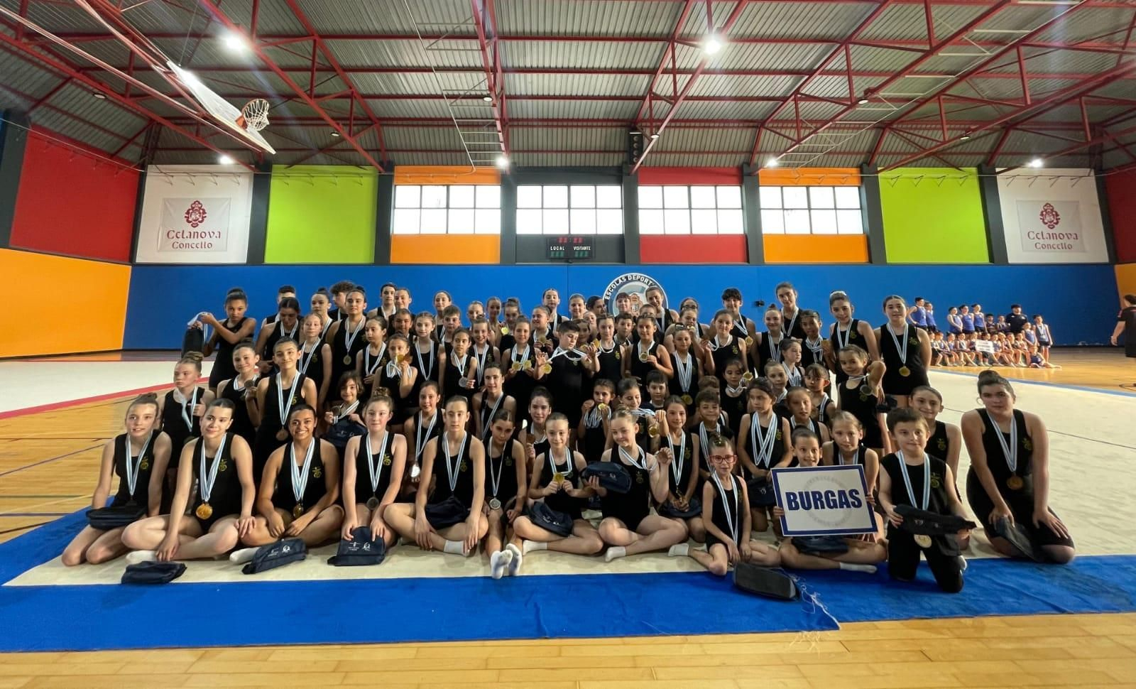 Celanova puso el punto y final a la Copa Diputación de Gimnasia