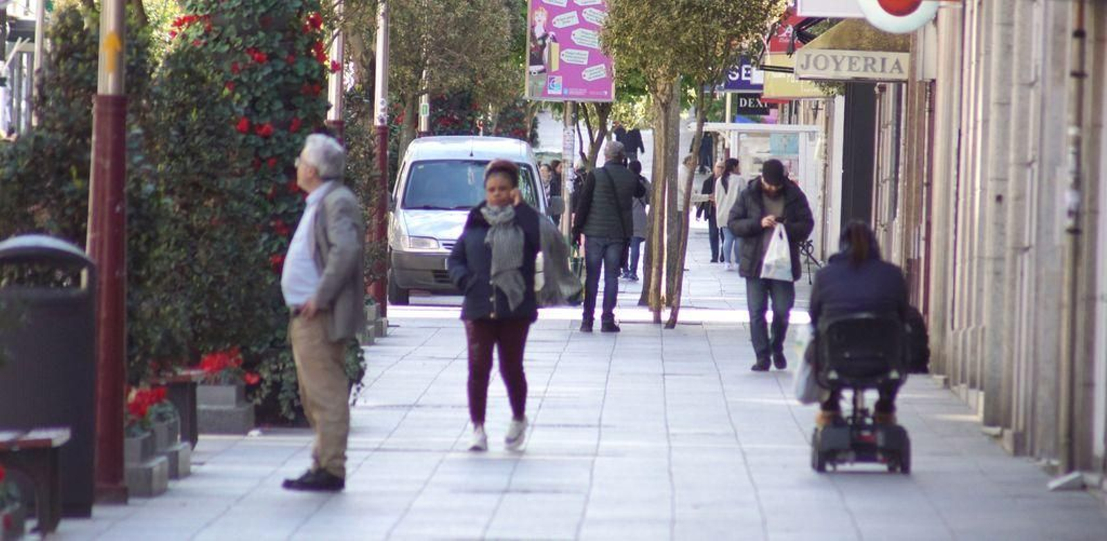 O Calvario, en su tramo peatonal