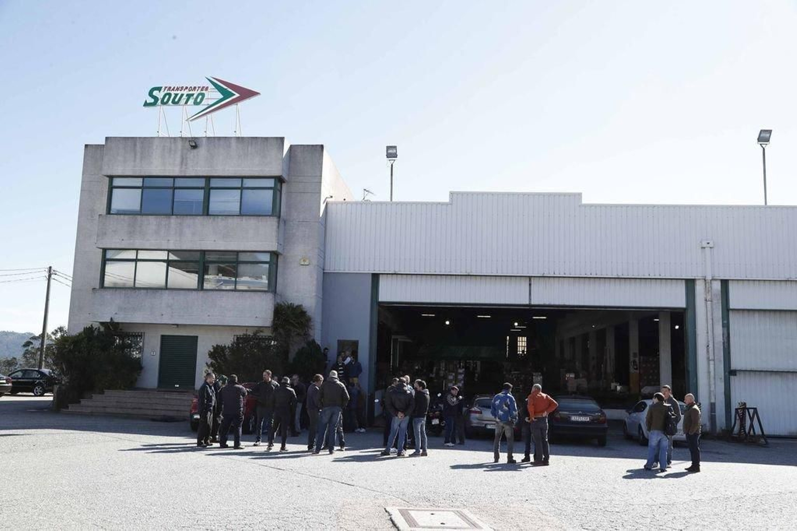 Los trabajadores de Transportes Souto preparan una manifestación para mañana.