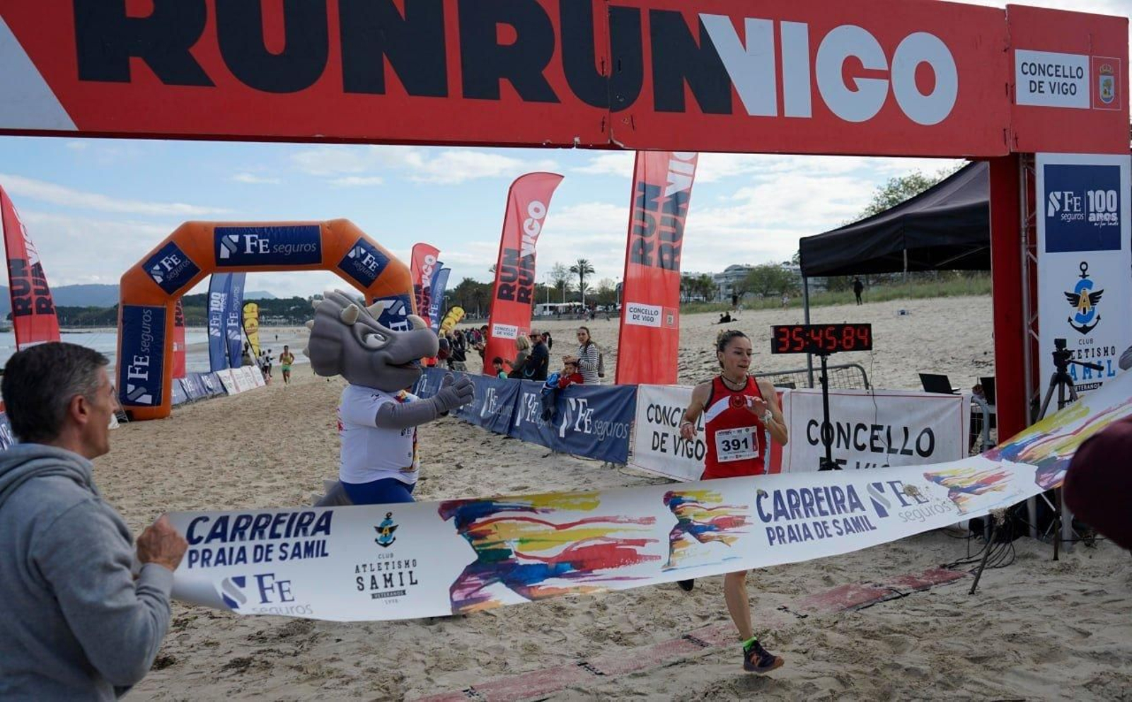 Carrera Praia de Samil.