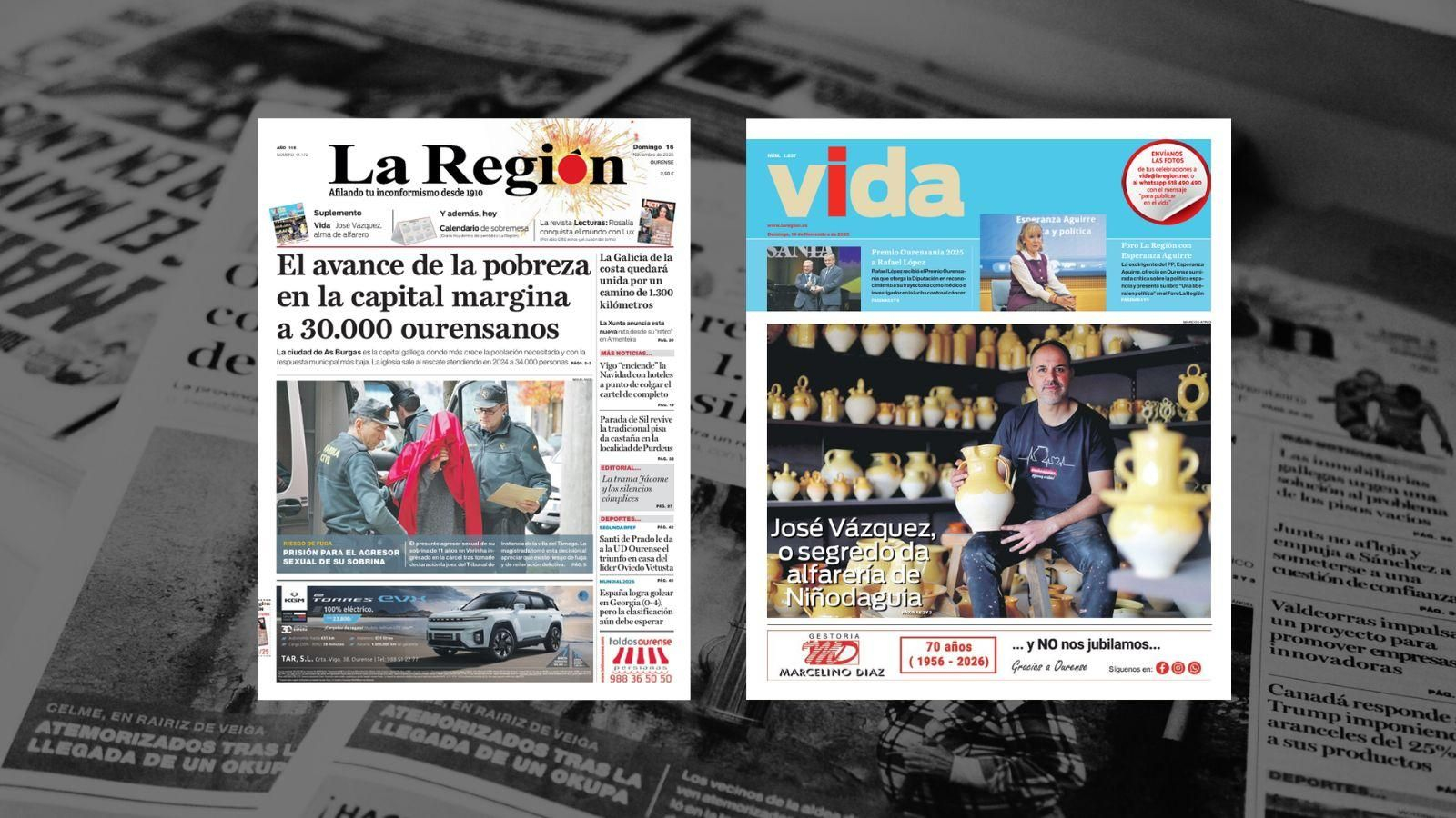 Las portadas de este domingo, 16 de noviembre