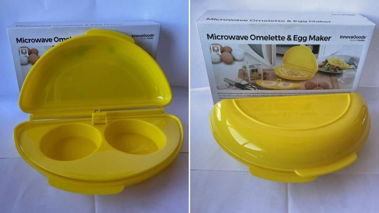 La “Tortillera para microondas” incluye un práctico accesorio para hacer huevos poché o pochados