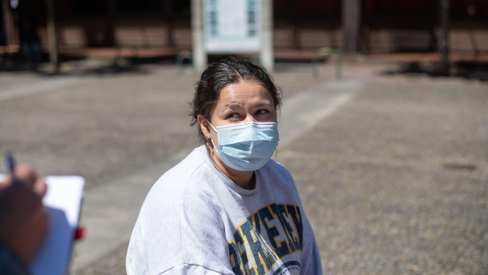 OURENSE (CAMPUS UNIVERSITARIO). 04/05/2021. OURENSE. Enquisas sobre idiomas, para suplemento VIDA. FOTO: ÓSCAR PINAL.   Paula Lima