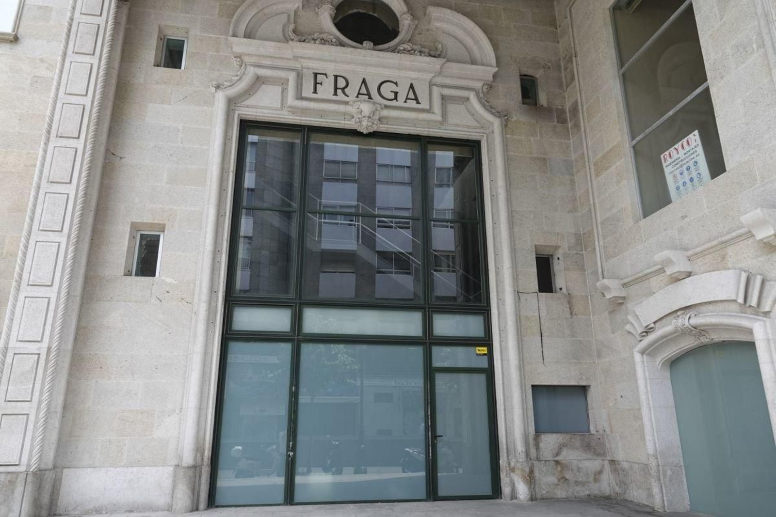 El Fraga, todavía con mucha obra por desarrollar.