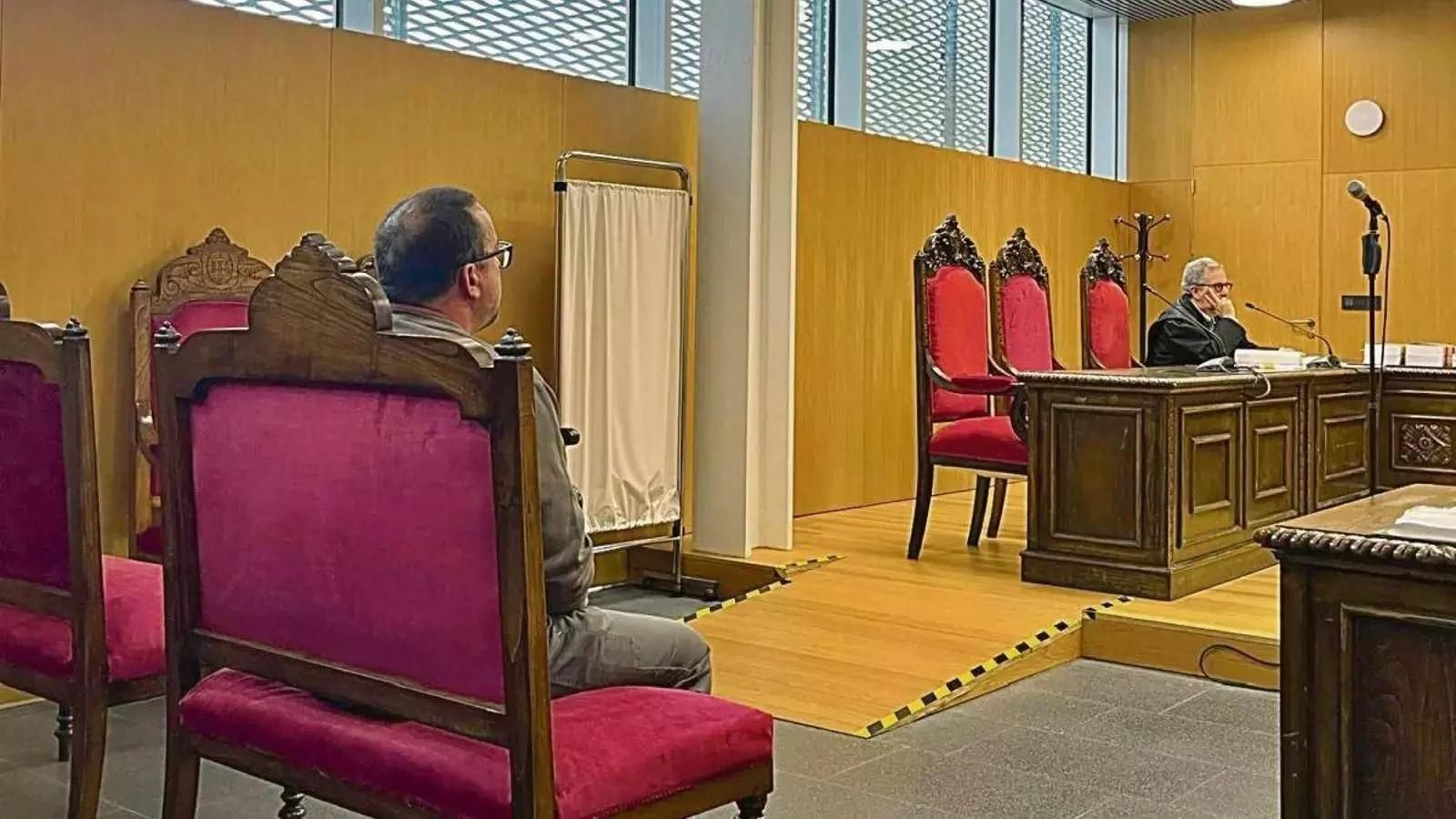 Antonio F.M., durante el juicio en el que fue condenado.