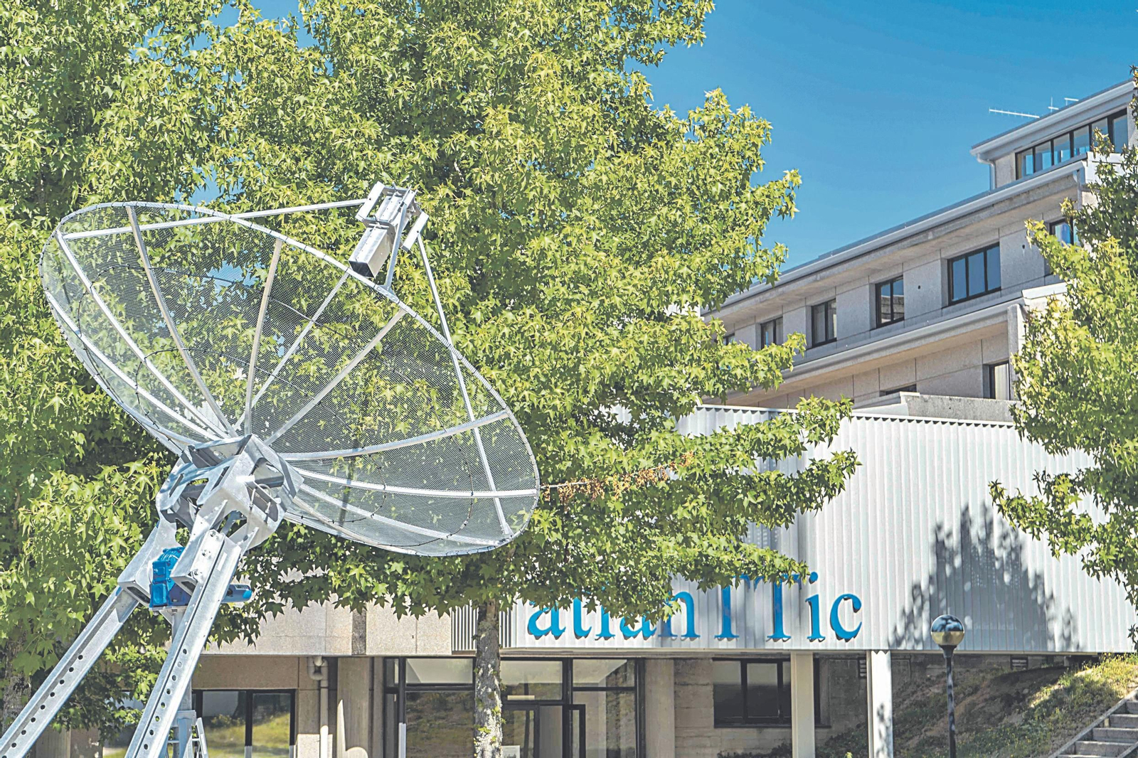 La sede de Atlanttic, en el campus de la Universidad de Vigo.