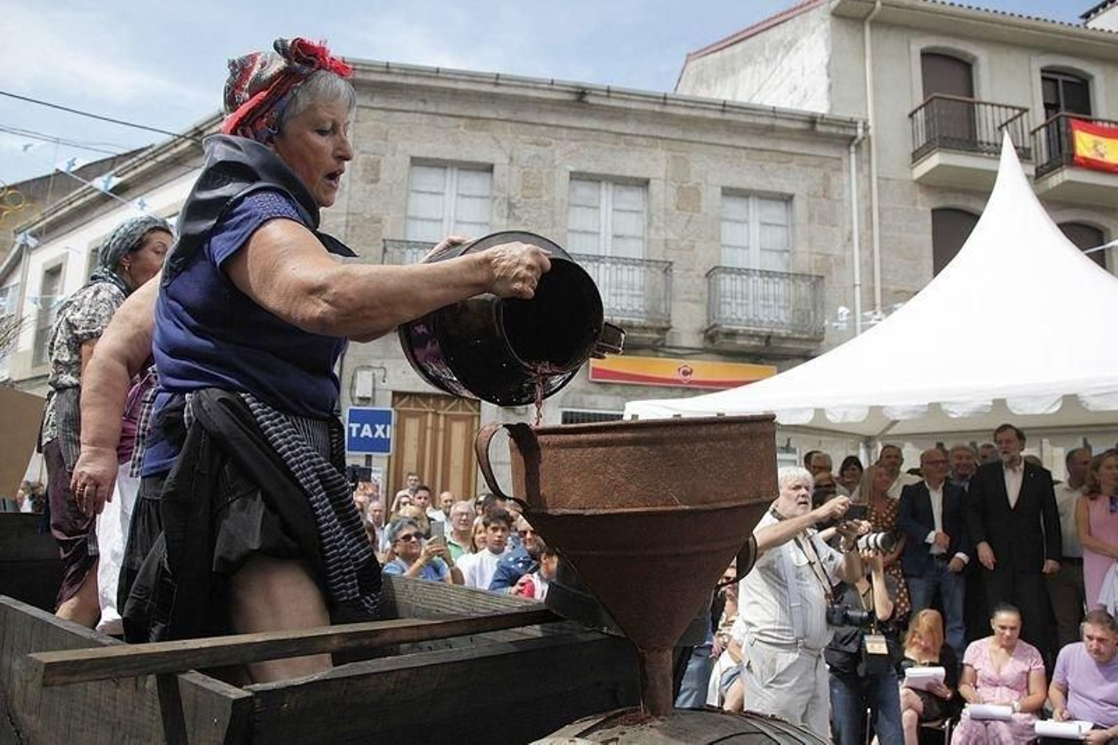 Mariano Rajoy pregonero en la Fiesta de la Vendimia en Leiro