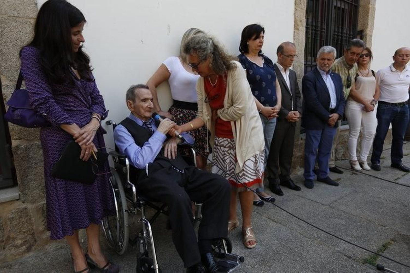 El hijo de Alexandre Bóveda, José Luis Bóveda, dedicó unas palabras a los asistentes.
