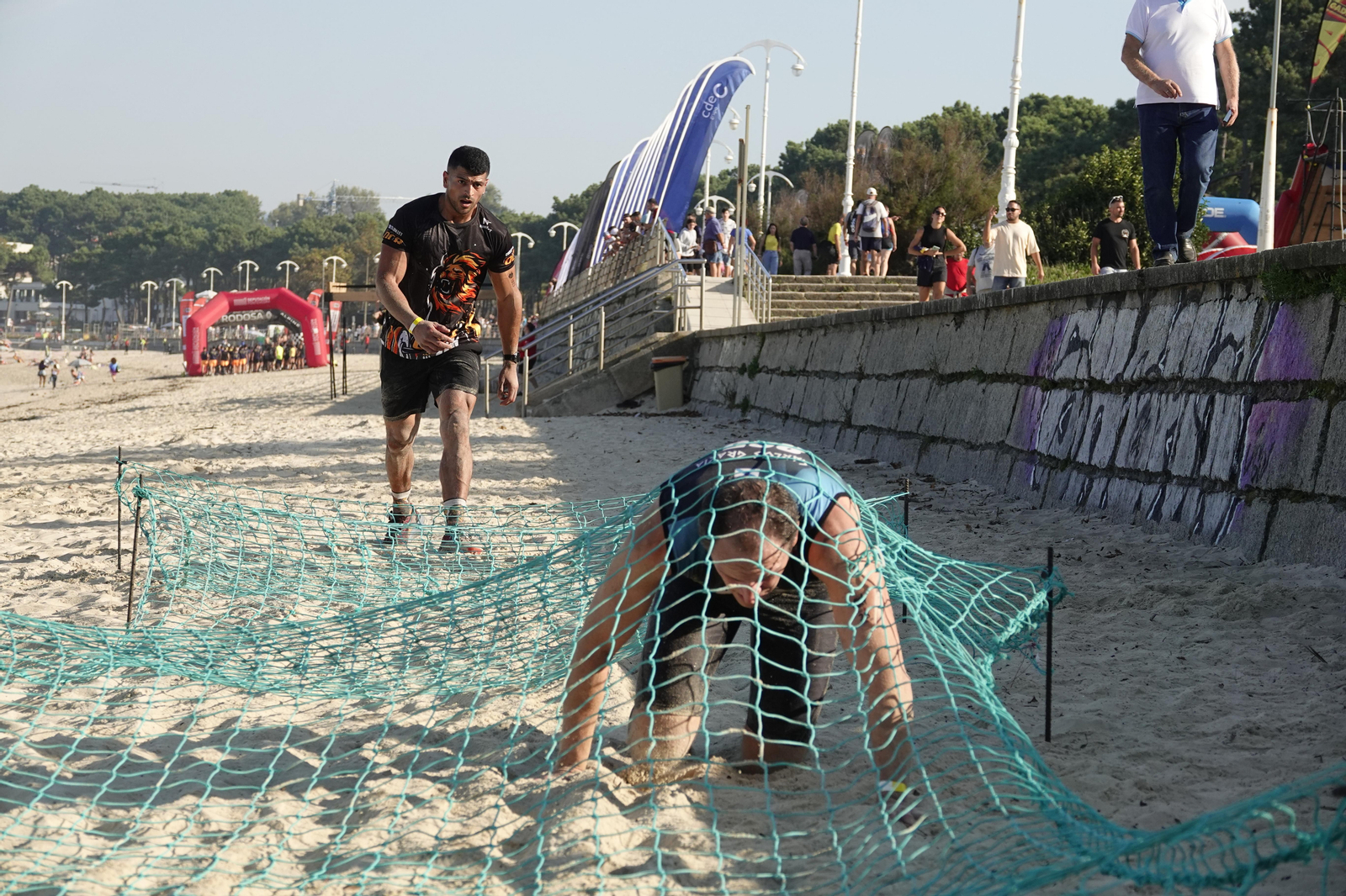 Participantes en el desafío Boot Camp en Samil.