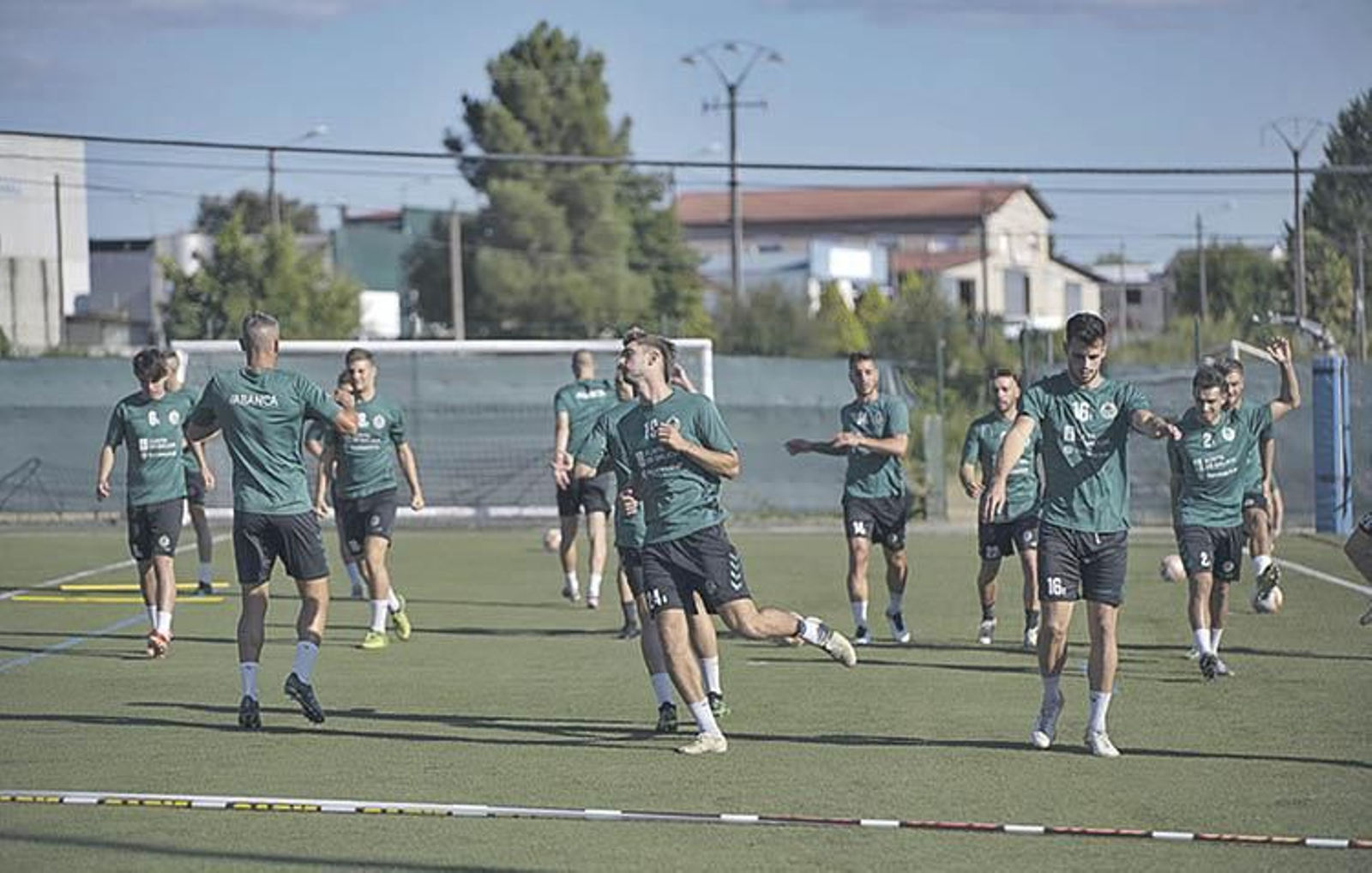 Entreno del Arenteiro en A Uceira.