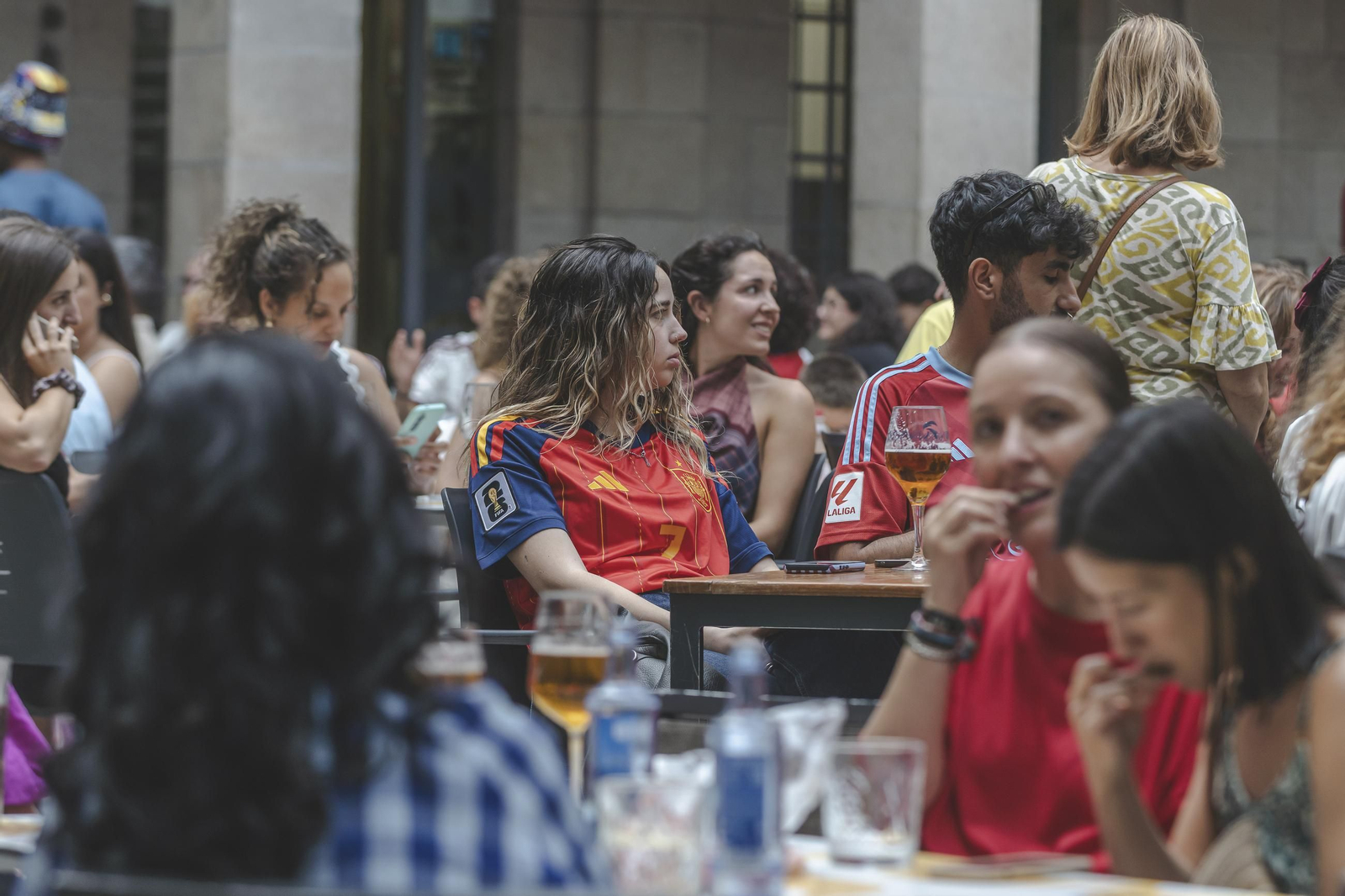 Galería | La ilusión por España tiñe de rojo la provincia de Ourense en la semifinal, en fotos