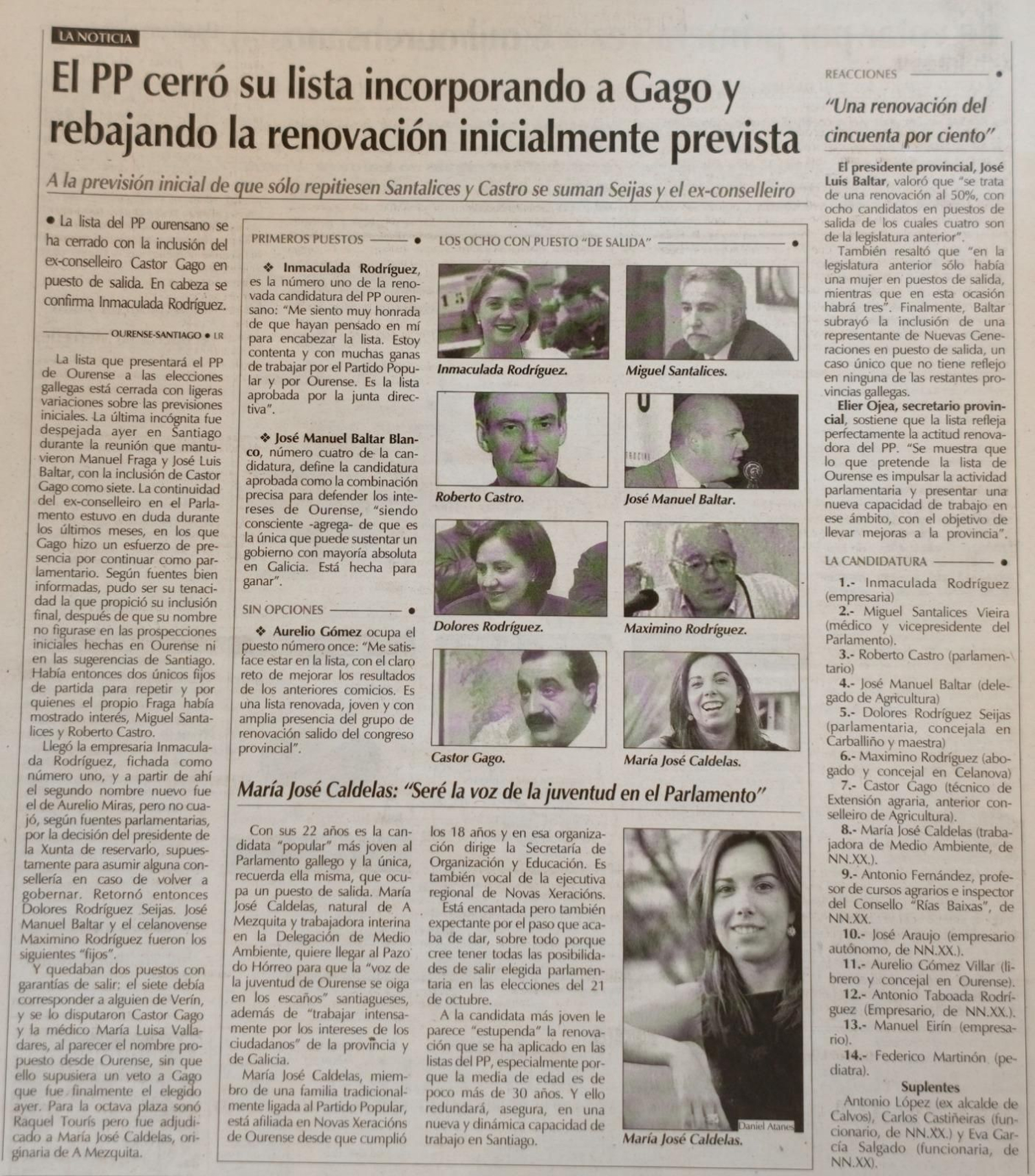 6 de septiembre de 2001.