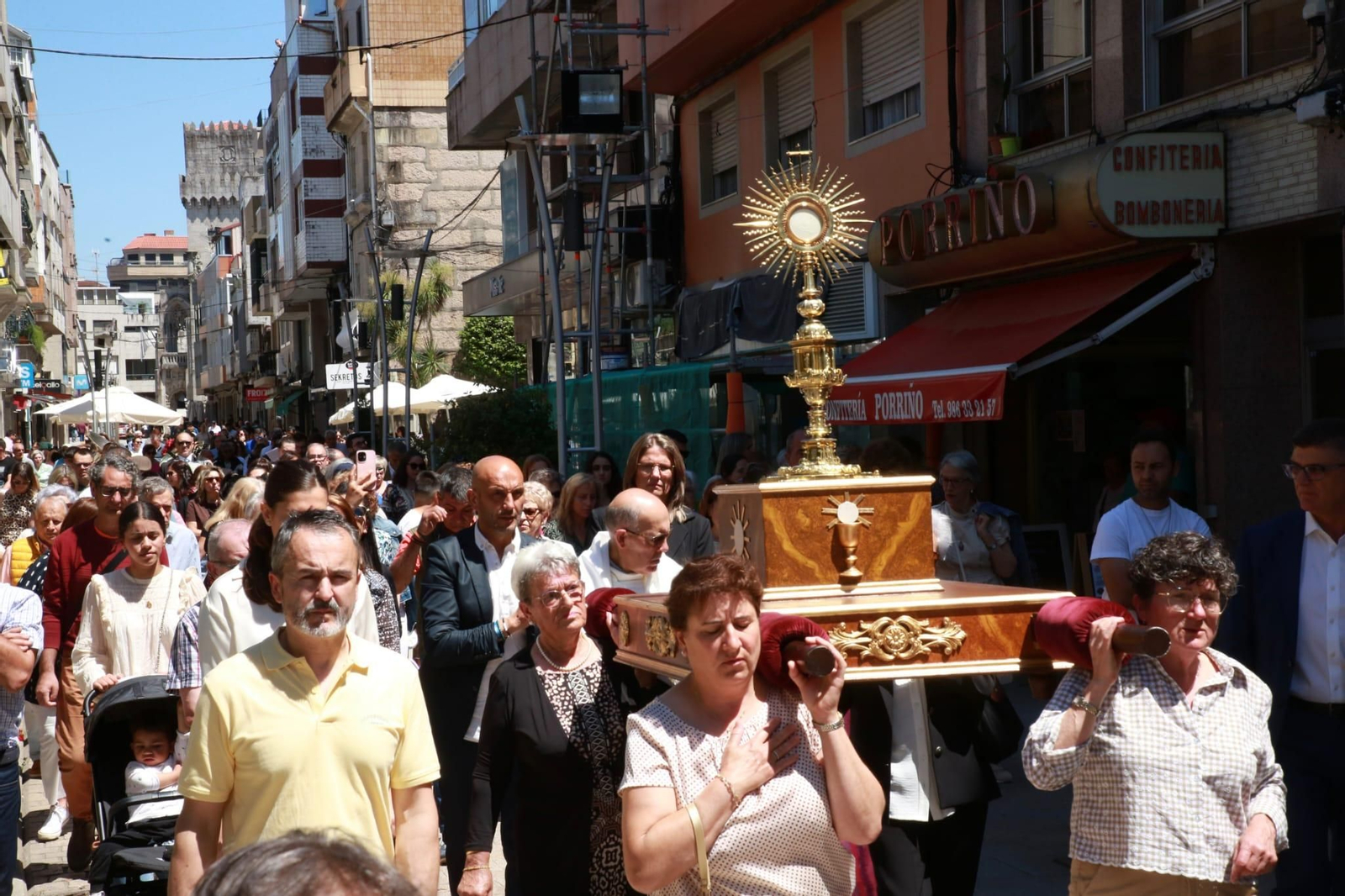 Procesión del Corpus en Porriño.