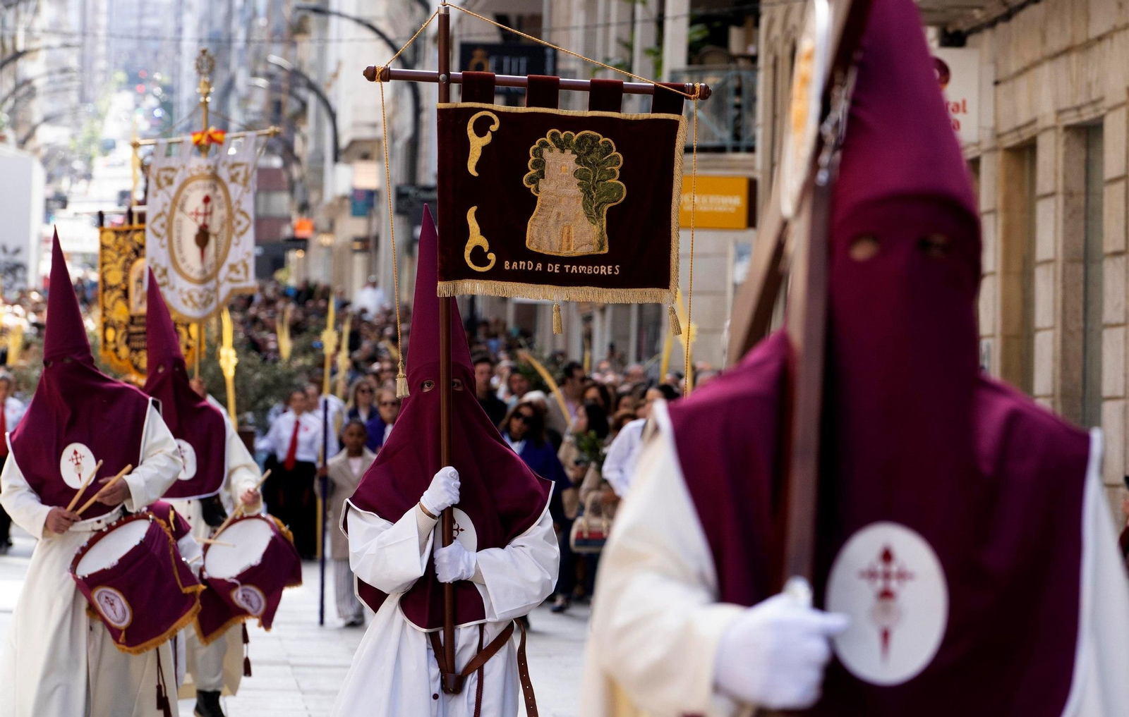 Galería | La Borriquita llena de fe y color las calles de Vigo