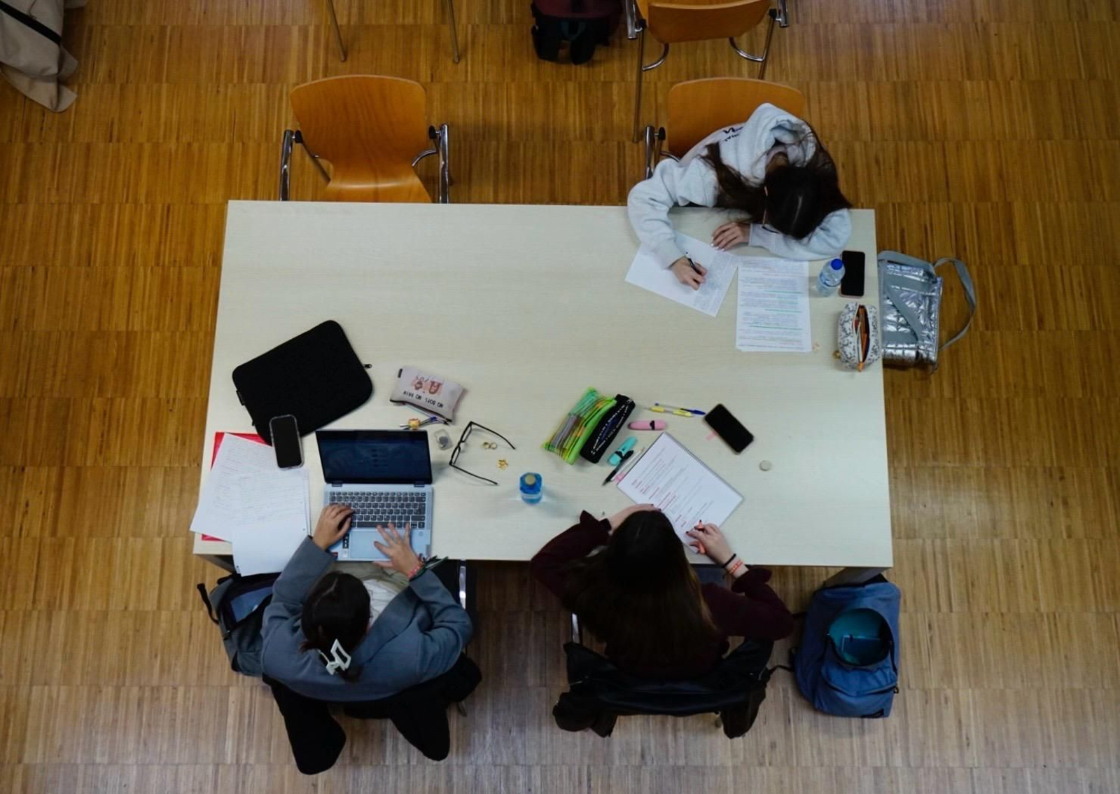 Estudiantes de la Universidad de Vigo.
