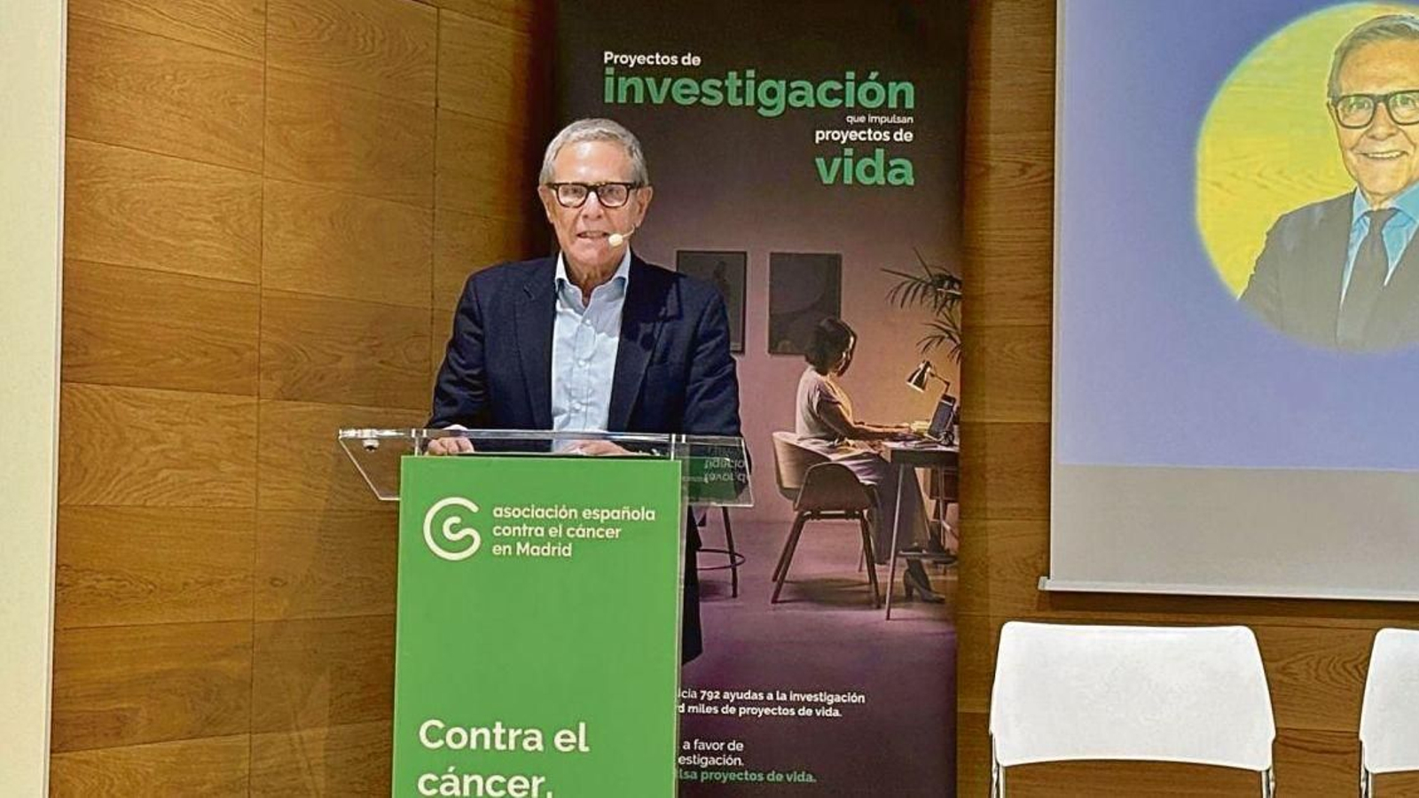 El presidente de la Asociación Española Contra el Cáncer (AECC), Ramón Reyes.