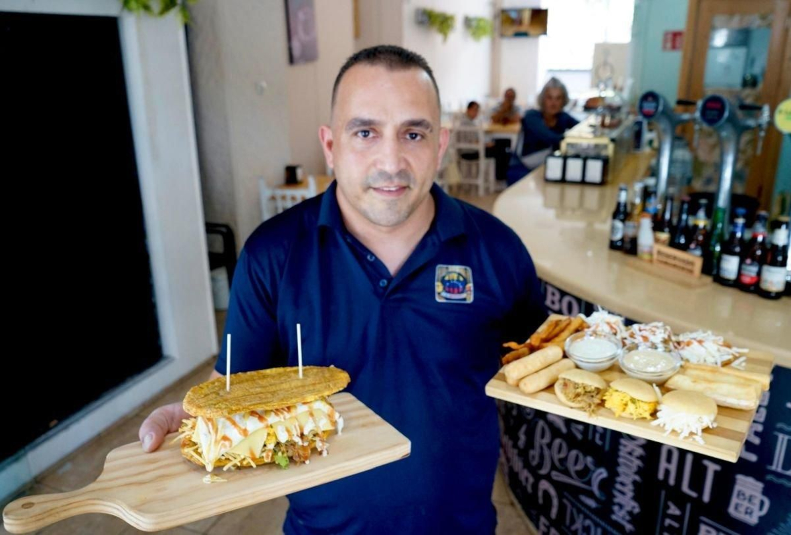 Algunos de los platos del local A lo Maracucho.