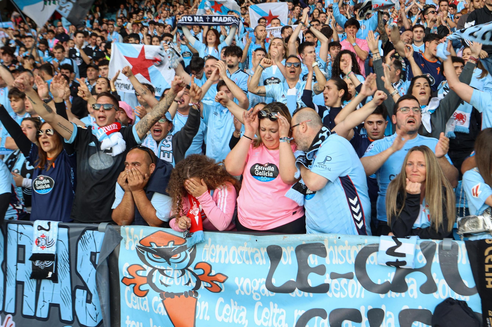 Galería | La goleada del Friburgo puso fin al sueño europeo del Celta