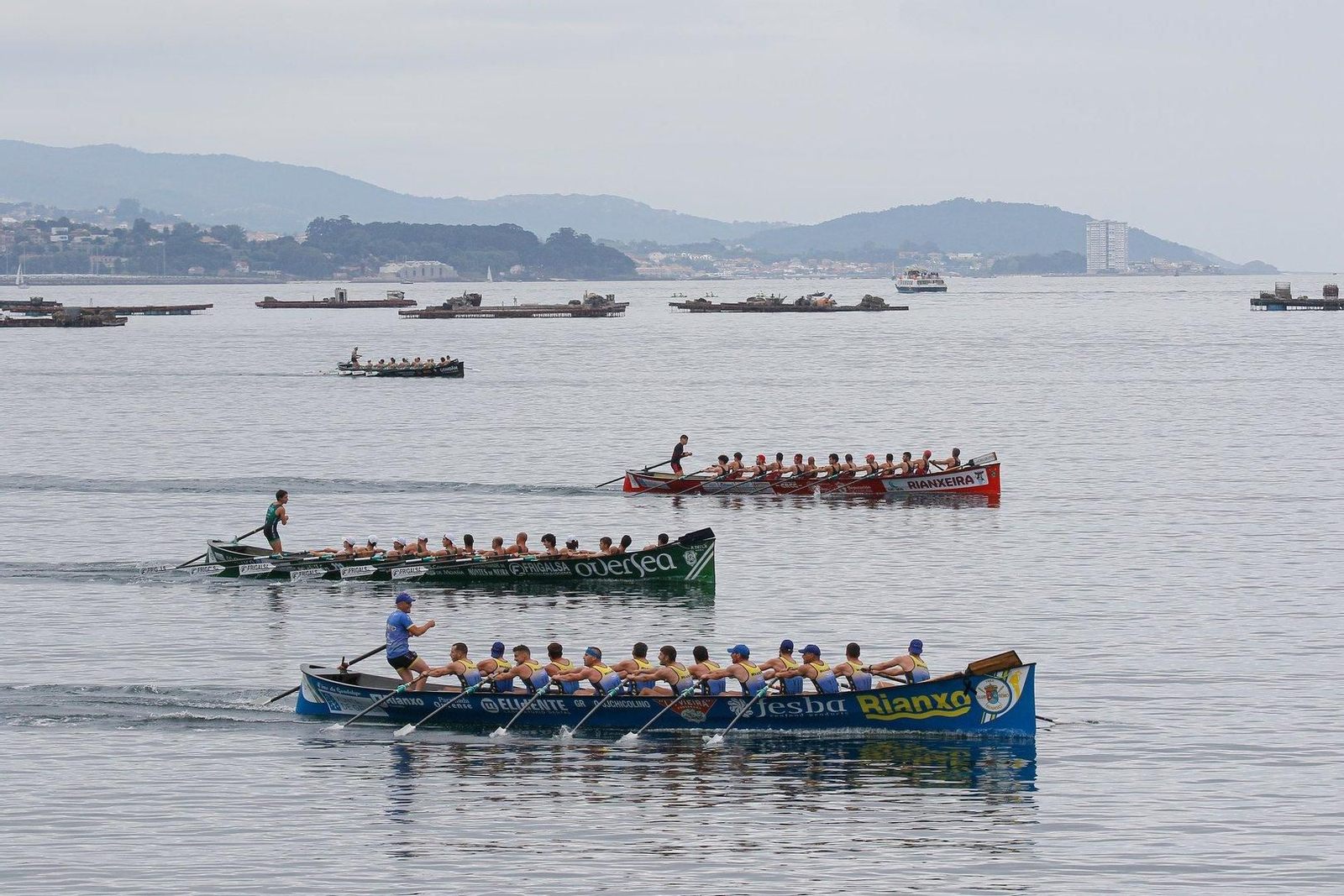 Bandera de Samertolameu de traineras.