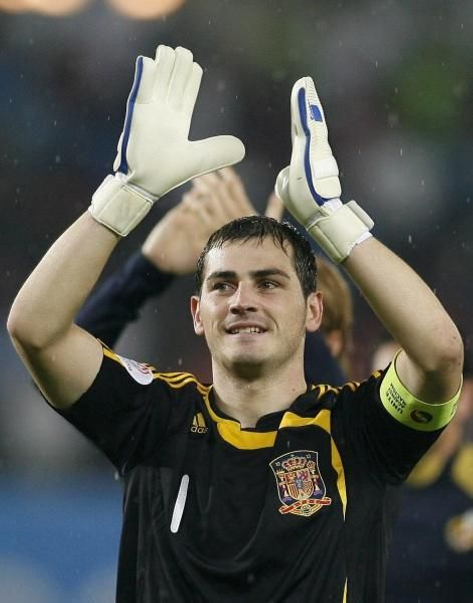 Iker Casillas en la final de la Eurocopa.