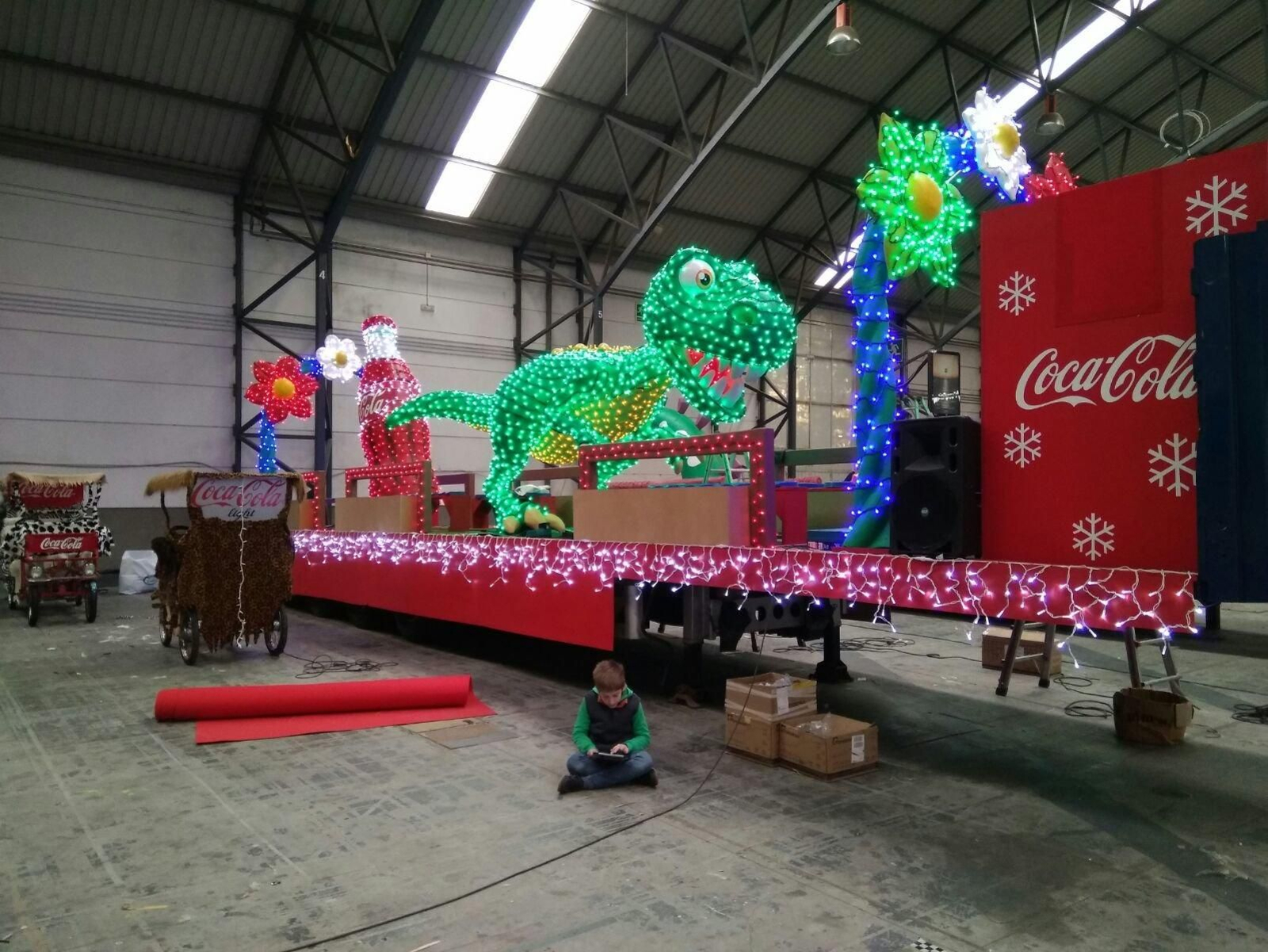 Las carrozas de los Reyes Magos de Vigo Foto Vicente 2