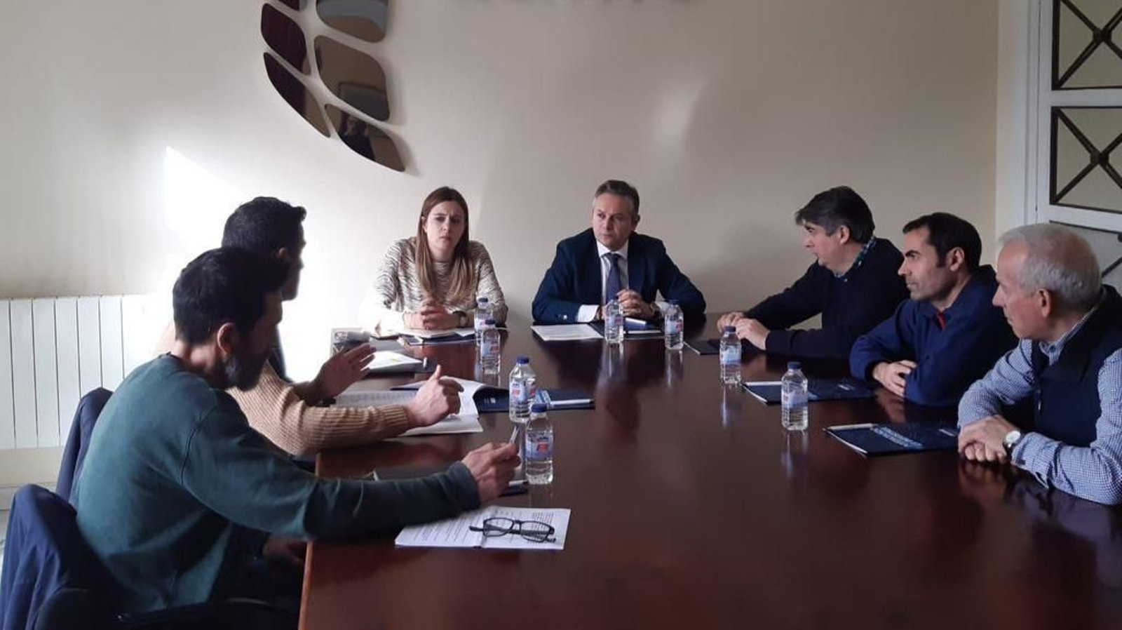 La patronal del metal, Asime, mantuvo ayer un encuentro con los sindicatos CC OO, CIG y UGT.