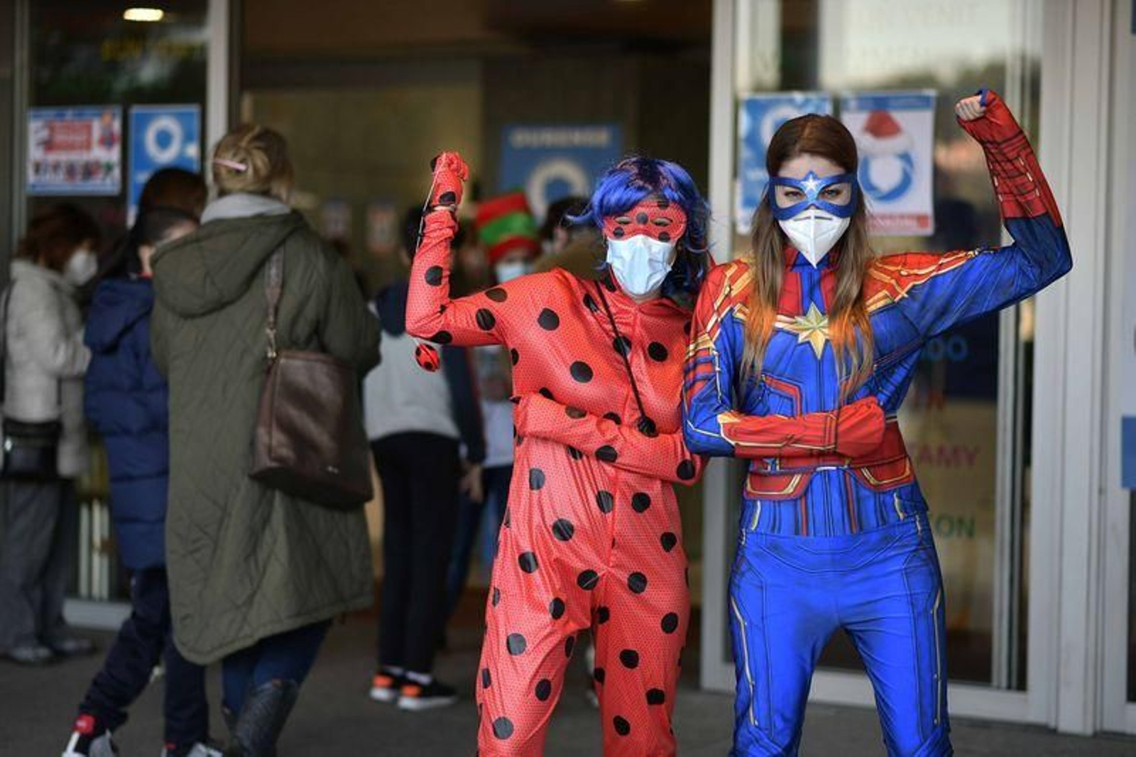 Primera jornada de la vacunación infantil en Expourense // FOTO: XESÚS FARIÑAS