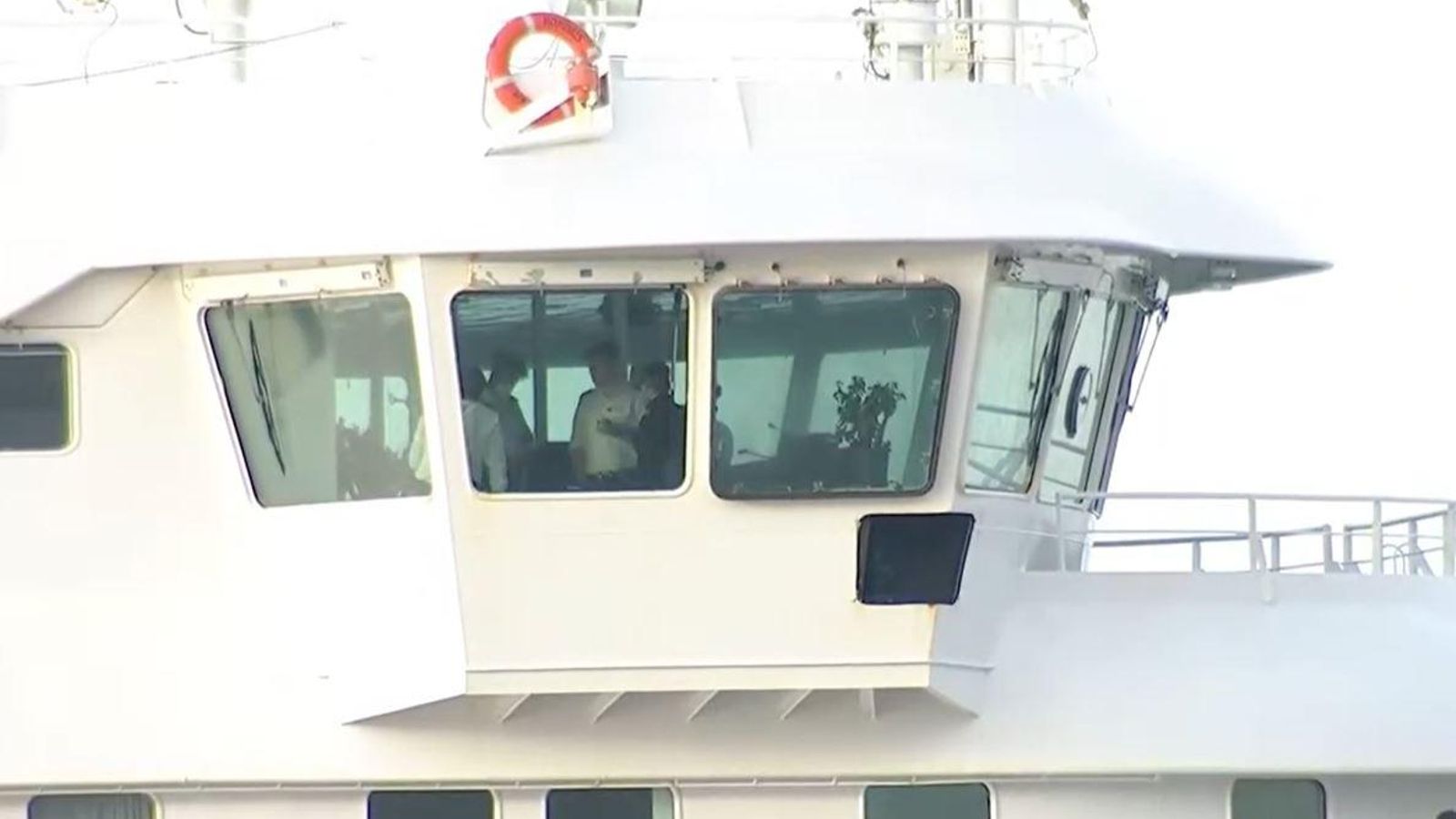 Las autoridades sanitarias a bordo del crucero afectado por hantavirus