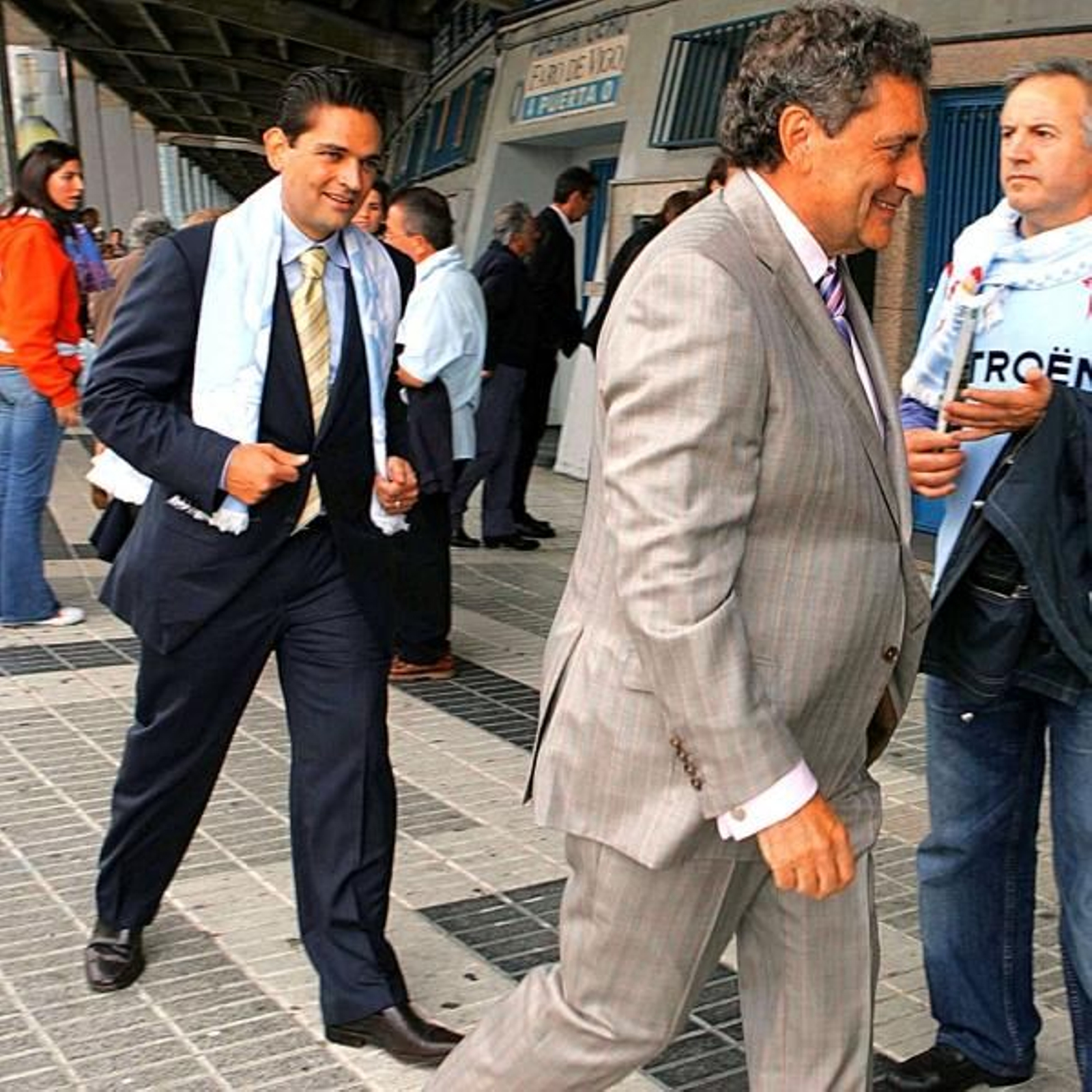 Padre e hijo acudieron al estadio de Balaídos la pasada temporada. Era enero de este año.