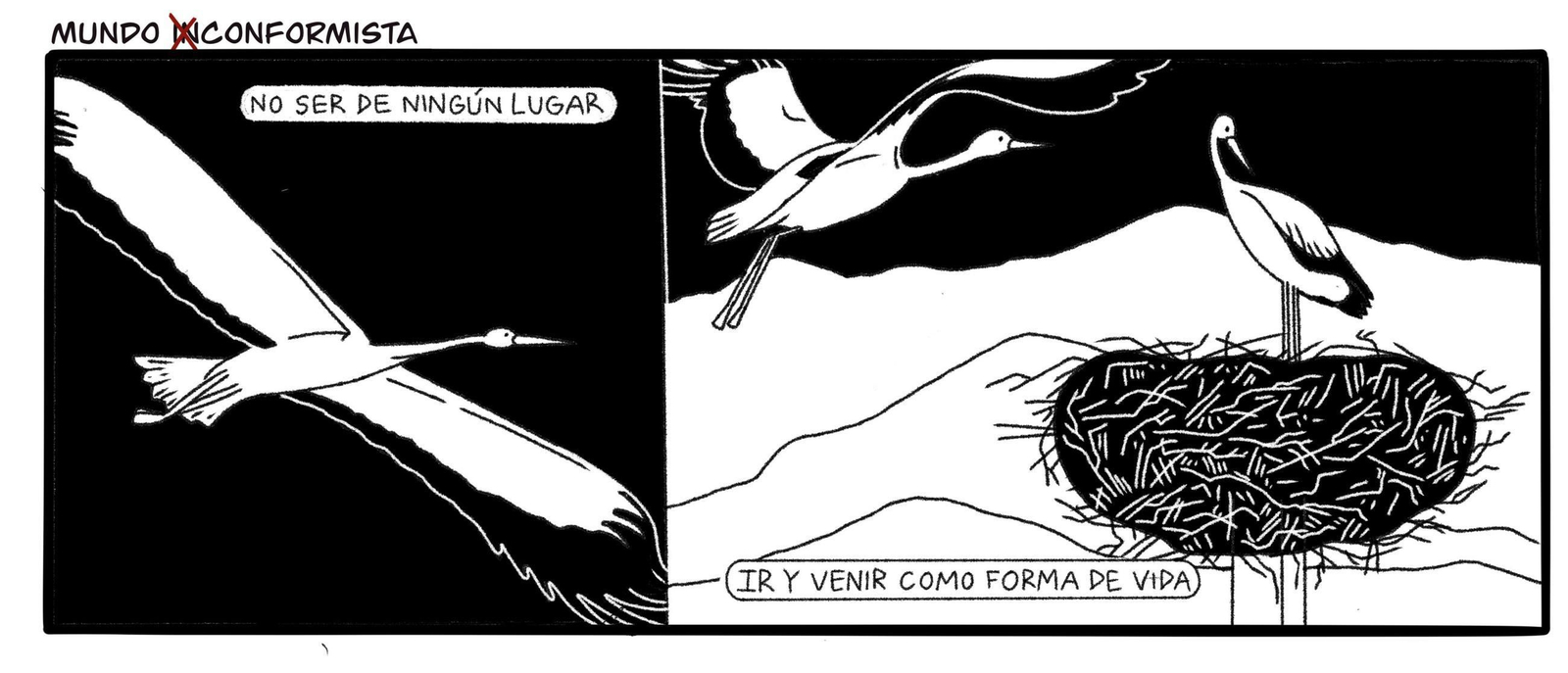 Tiras gráficas en enero de 2026: Mundo (in)conformista, por @txarka.ilustración