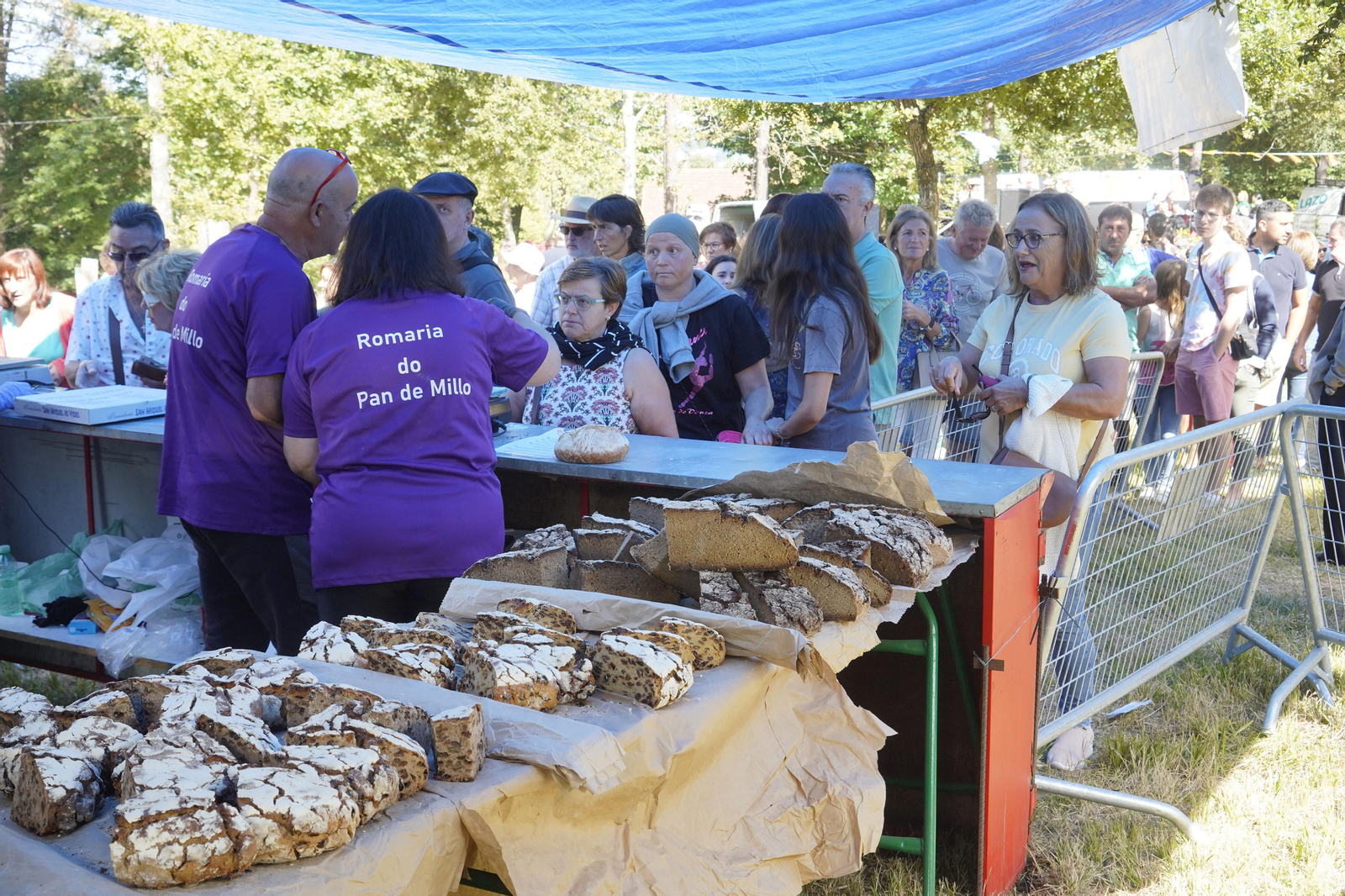 Celebración de la Romaría do Pan de Millo en Cabral.