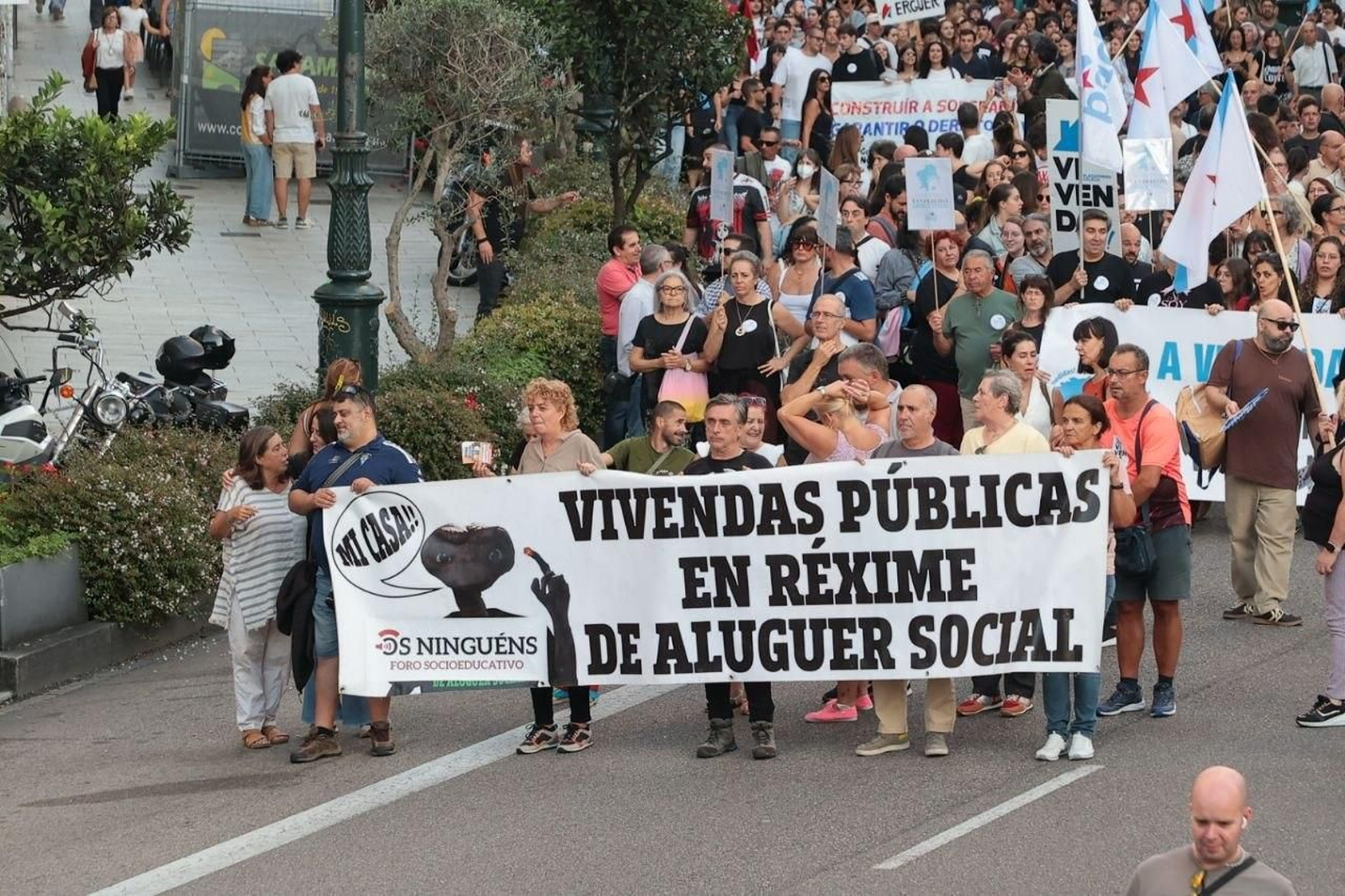 Galería | Vigo se suma a las protestas por una vivienda digna