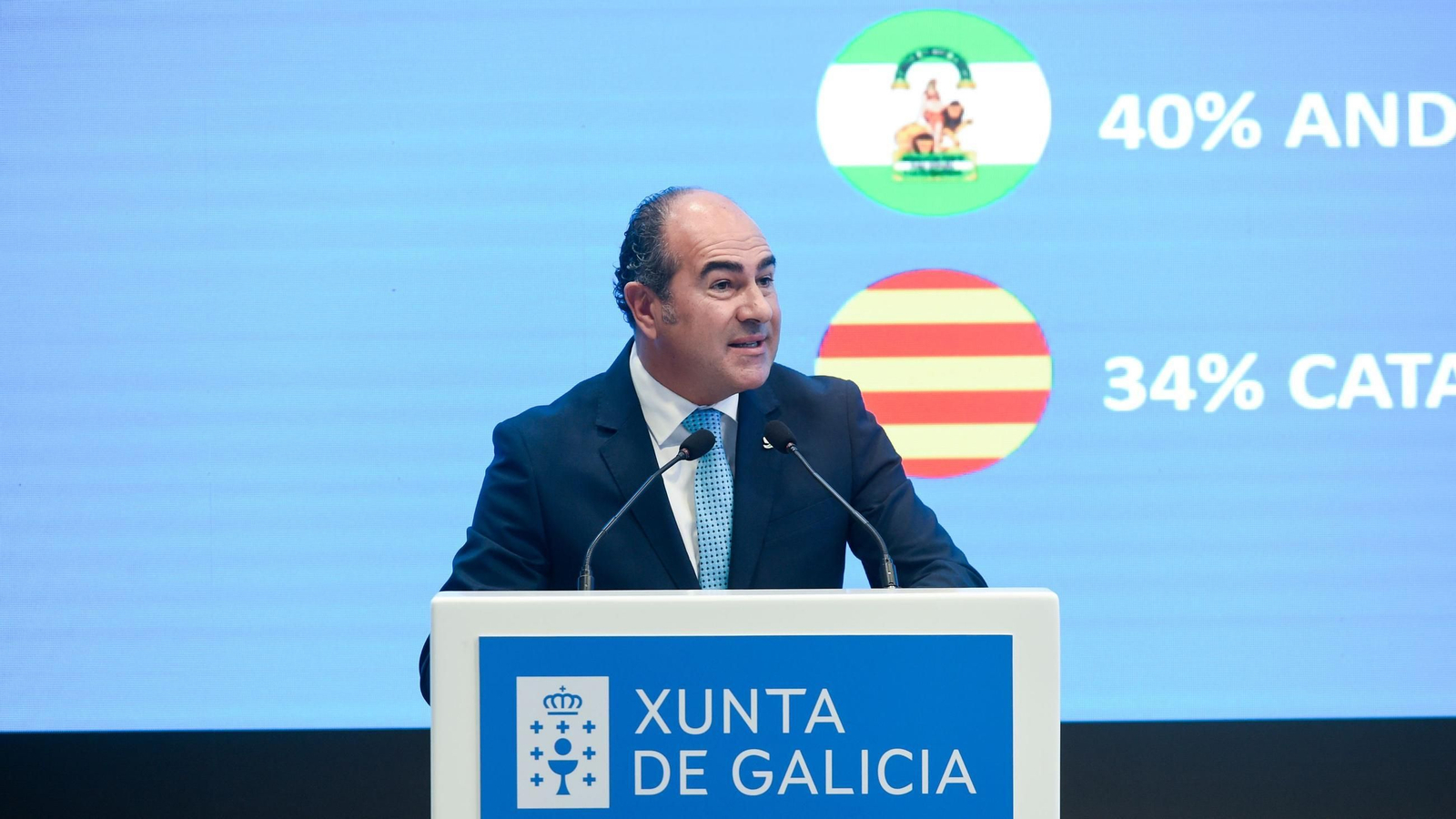 El presidente del Clúster de Turismo de Galicia, Cesáreo Pardal.