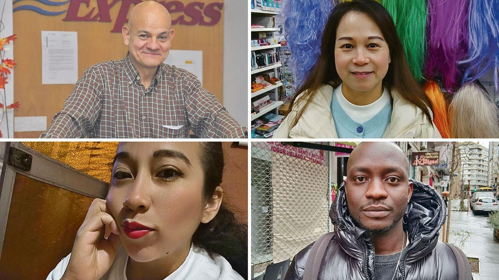 Miembros de diferentes colectivos migrantes que residen en Ourense