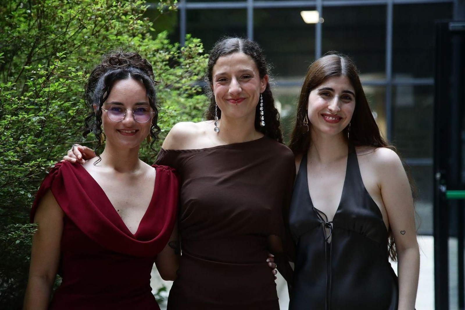 Zaira, Estela y Antía.