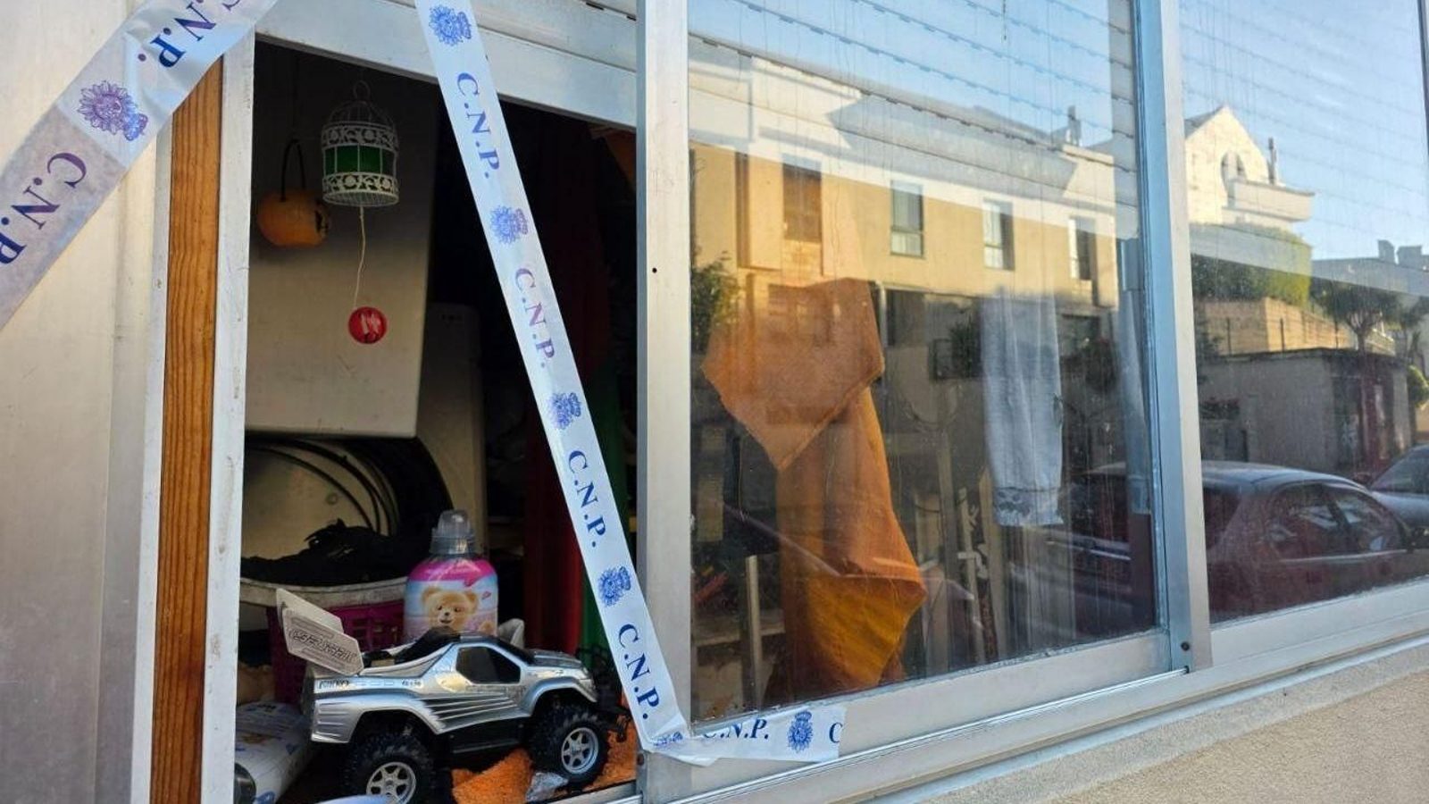 La vivienda de A Coruña donde se produjo el incendio.